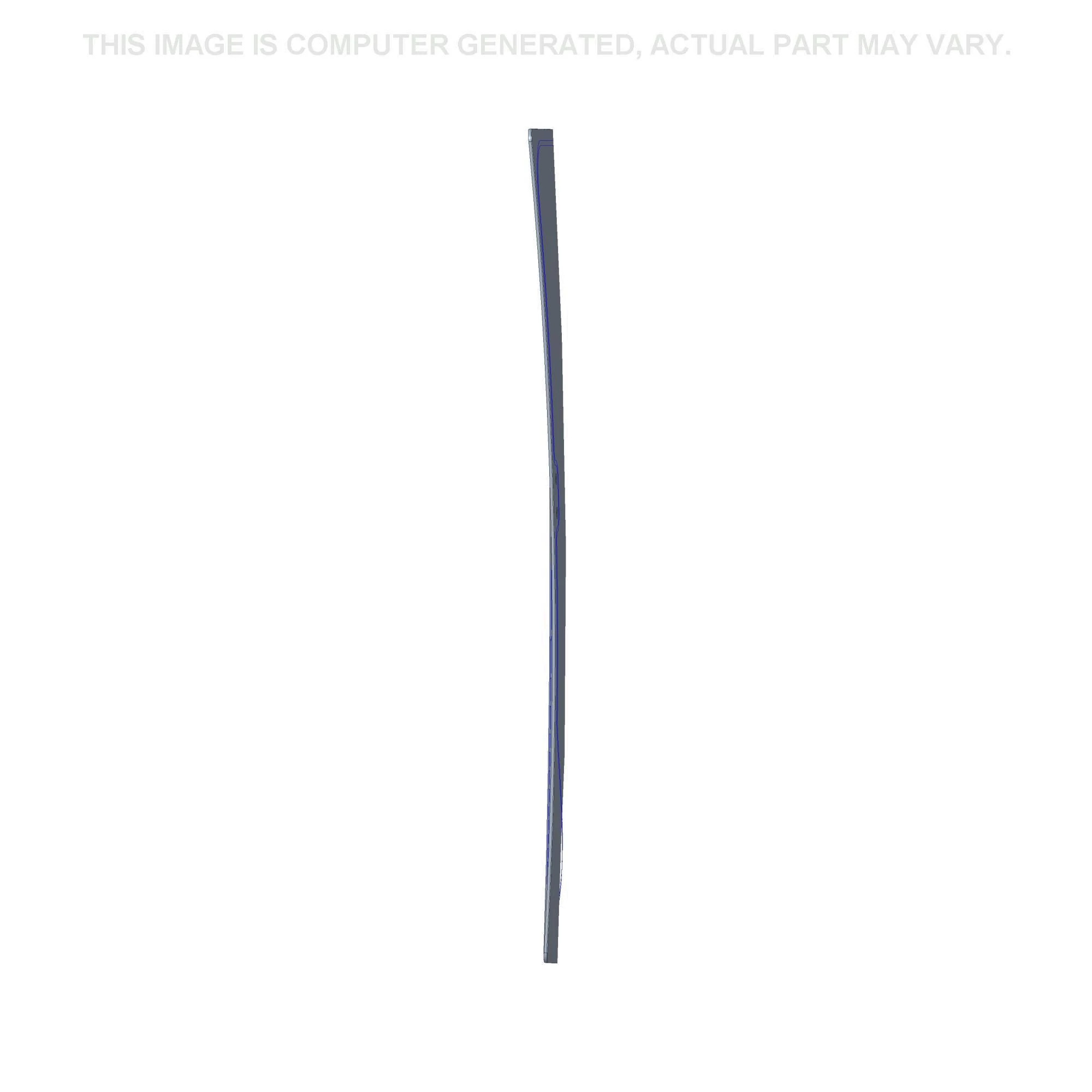 Vidro da porta da cabina - Lado direito