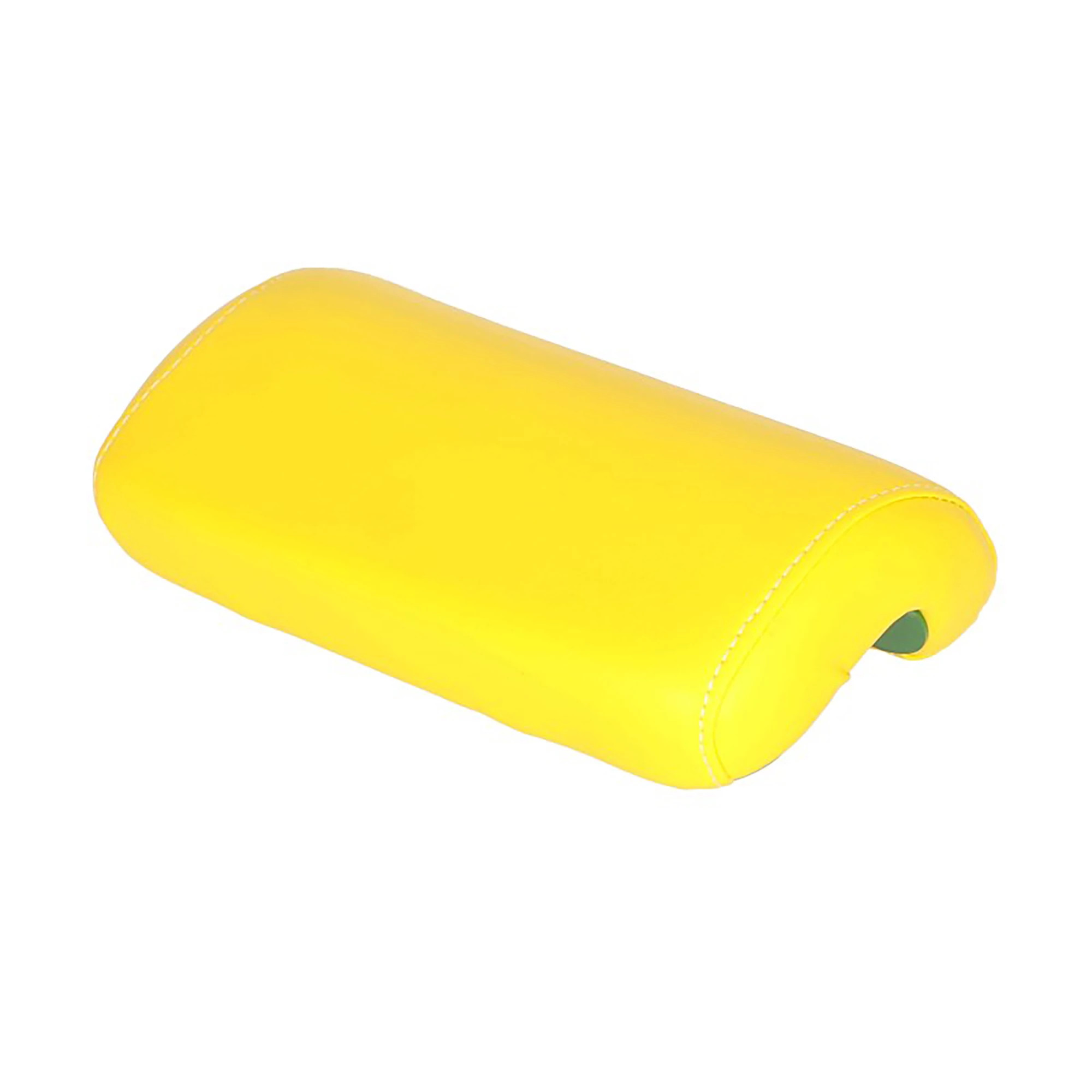 Armrest with Clip-On Metal Frame - Yellow Vinyl | NEWHOLLANDAG | US | EN