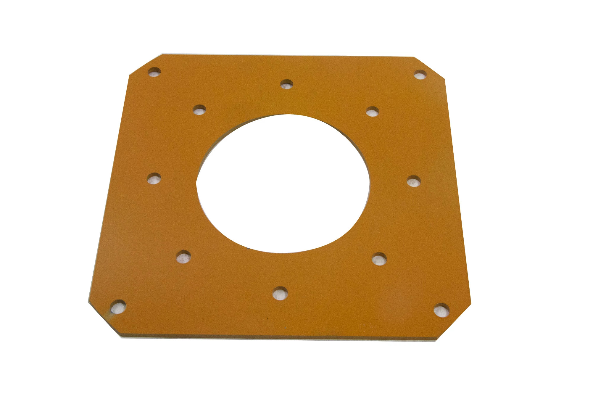 Adaptador de placa grande com furo central