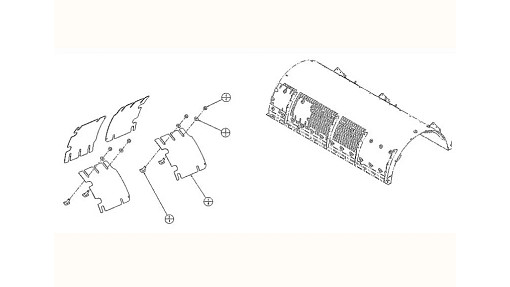 Rear Rotor Cage Filler Plate Kit | CASEIH | CA | EN