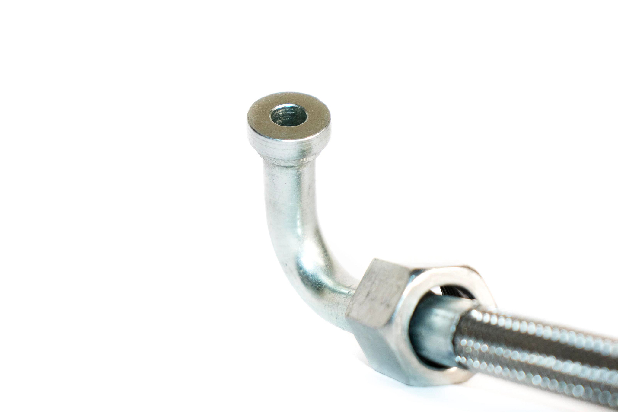 Mangueira flexível para óleo de turbocompressor - 9 mm ID x 385 mm L