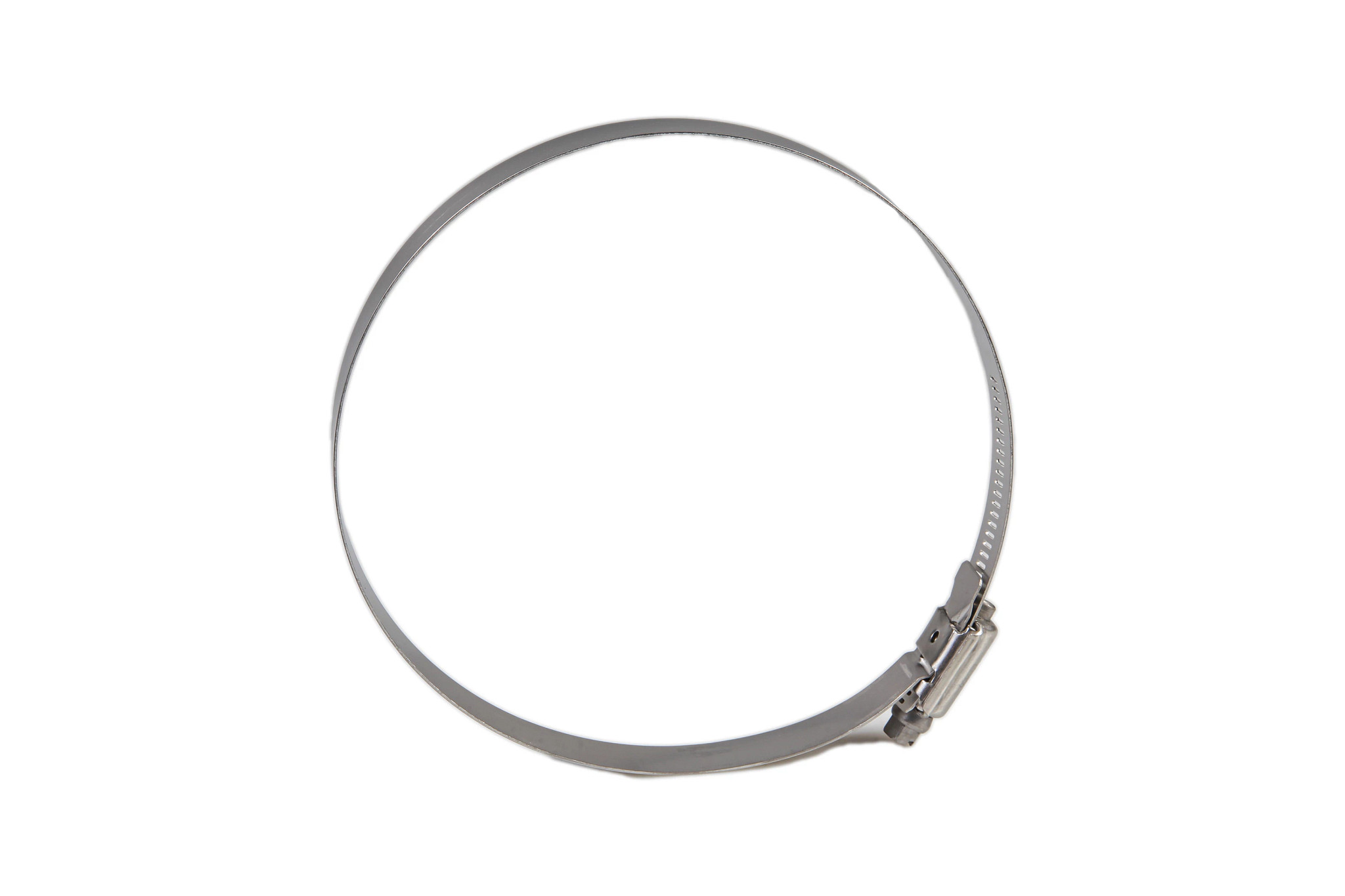 Braçadeira de mangueira - Engrenagem sem-fim - Aço inoxidável - 133 mm-156 mm Diâm