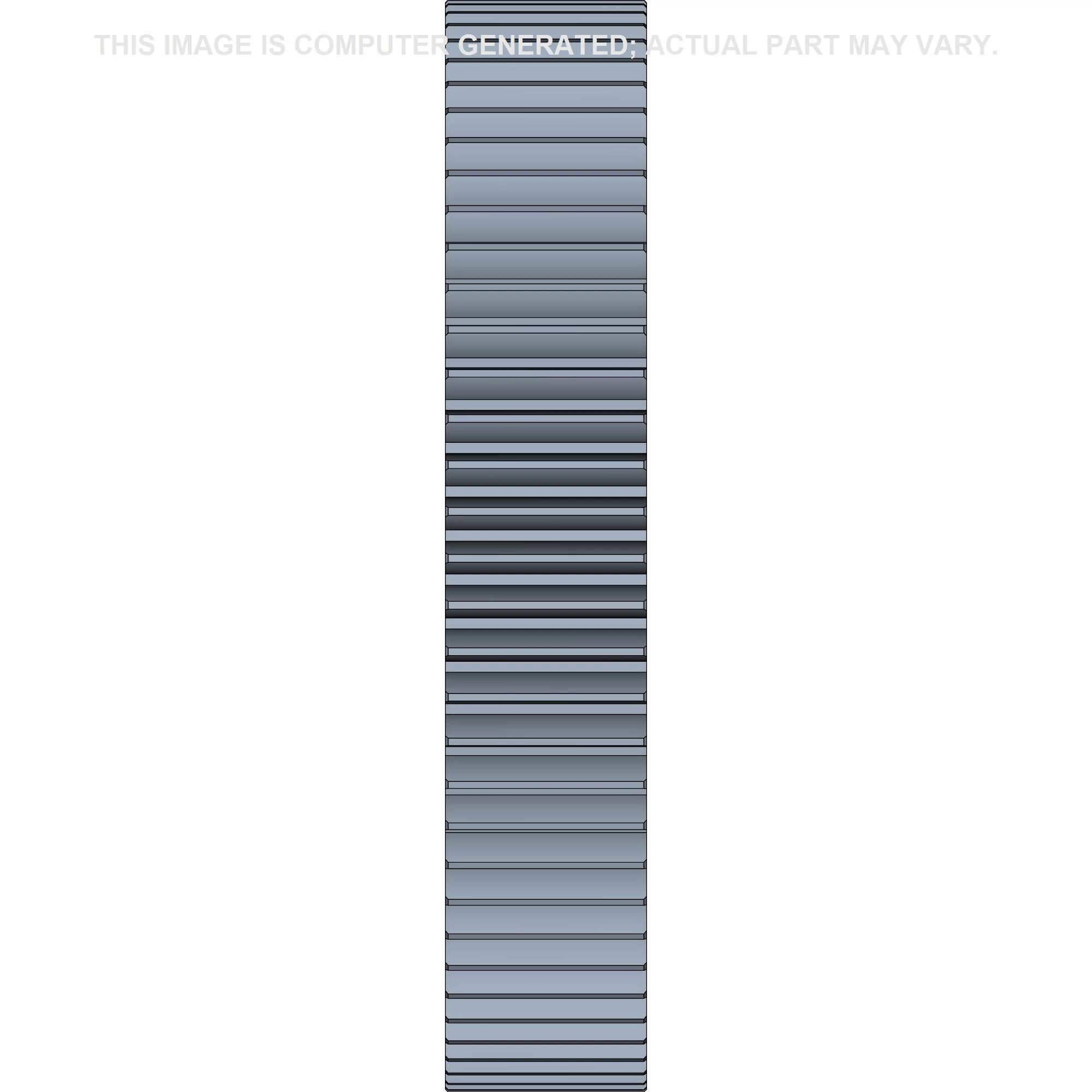 Engrenagem acionada da transmissão final - 106 mm DI x 72 mm Esp