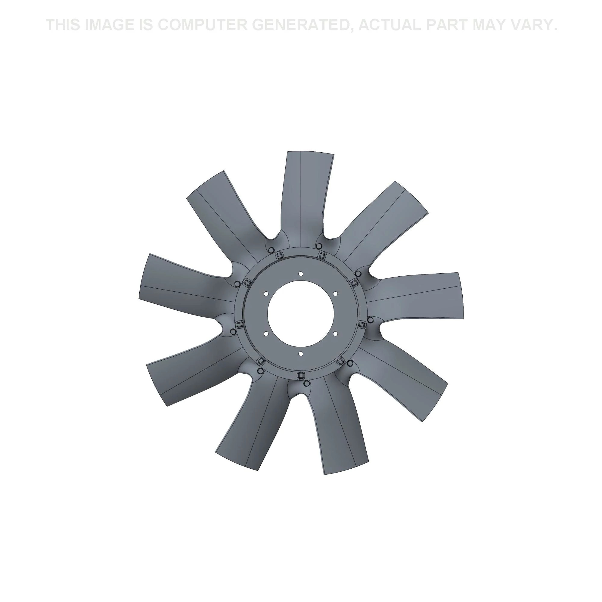 Ventoinha de refrigeração do motor - 620 mm DE x 67 mm L