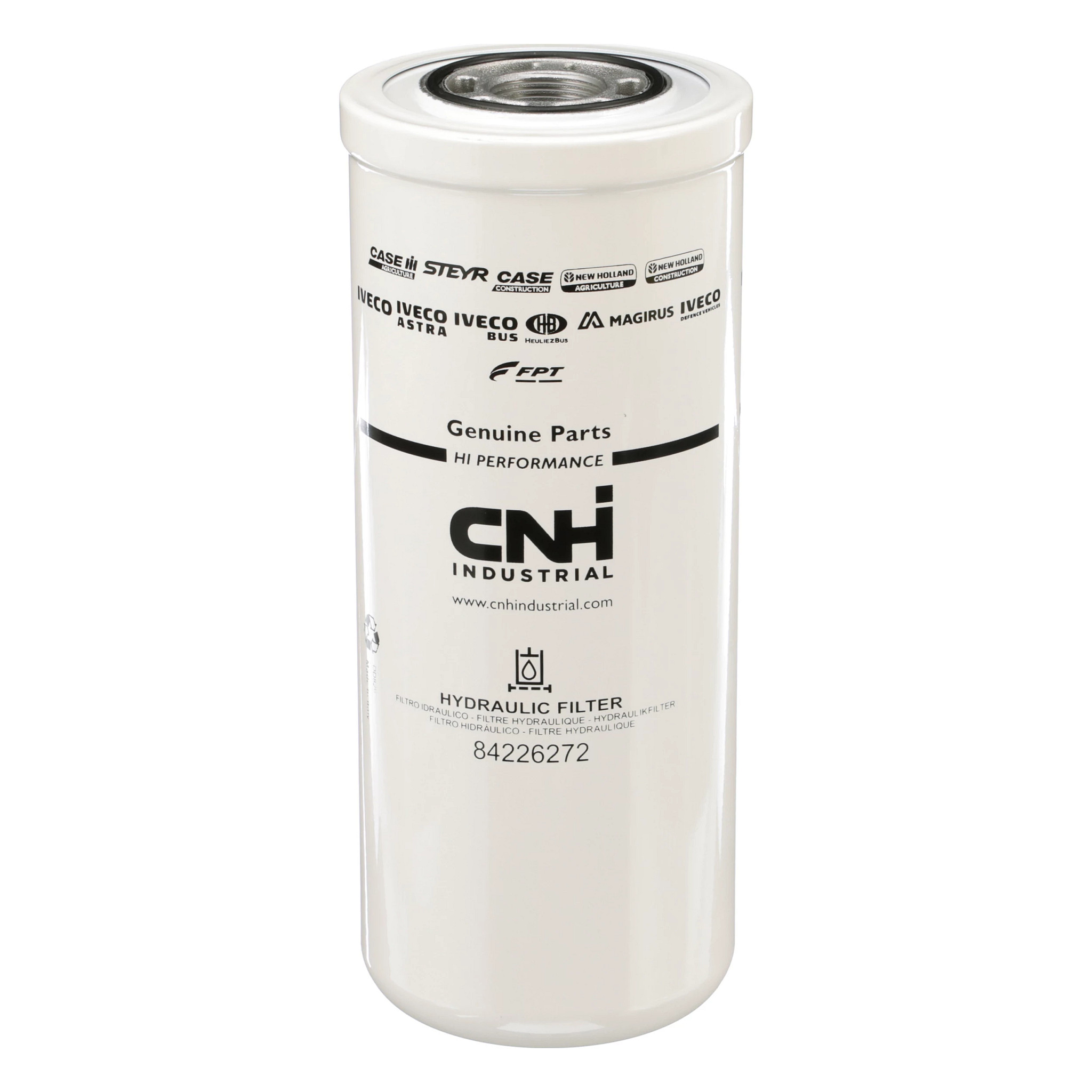 Filtro de óleo hidráulico - 121 mm DE x 296 mm C