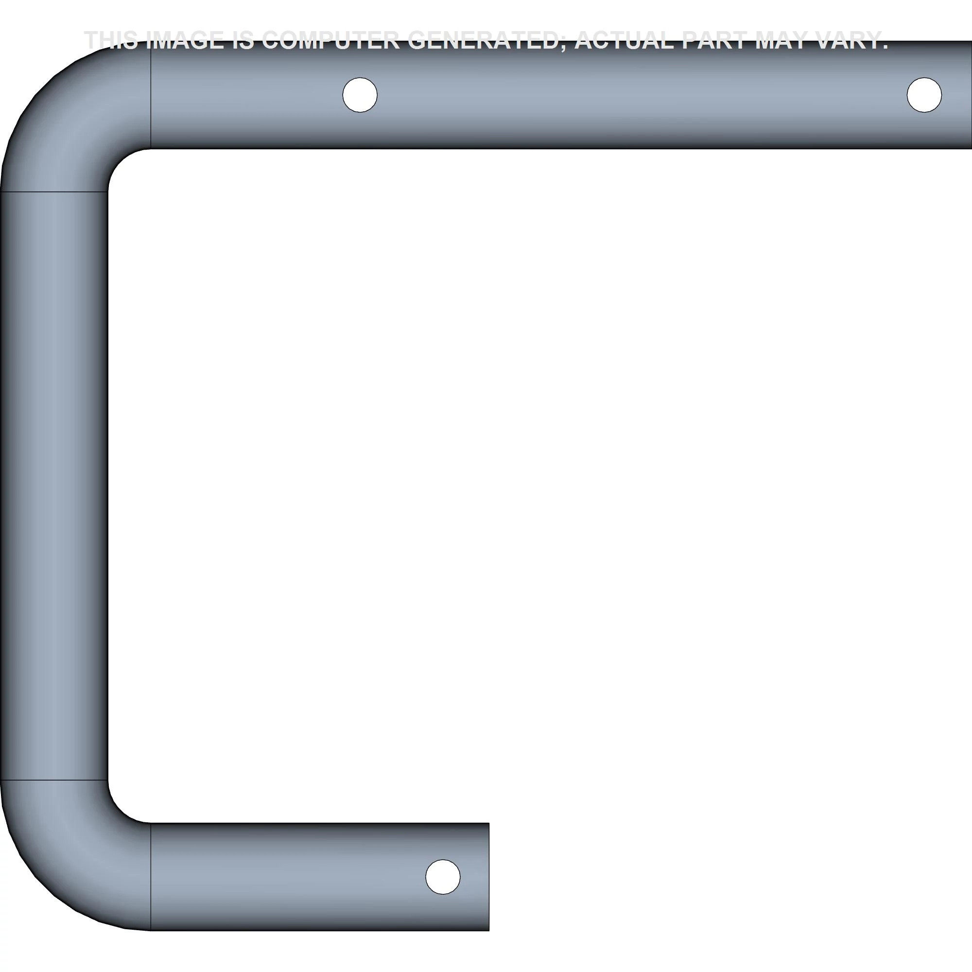 Retentor da correia de acionamento do alimentador - Zincado - 143 mm C x 131 mm A x 16 mm L