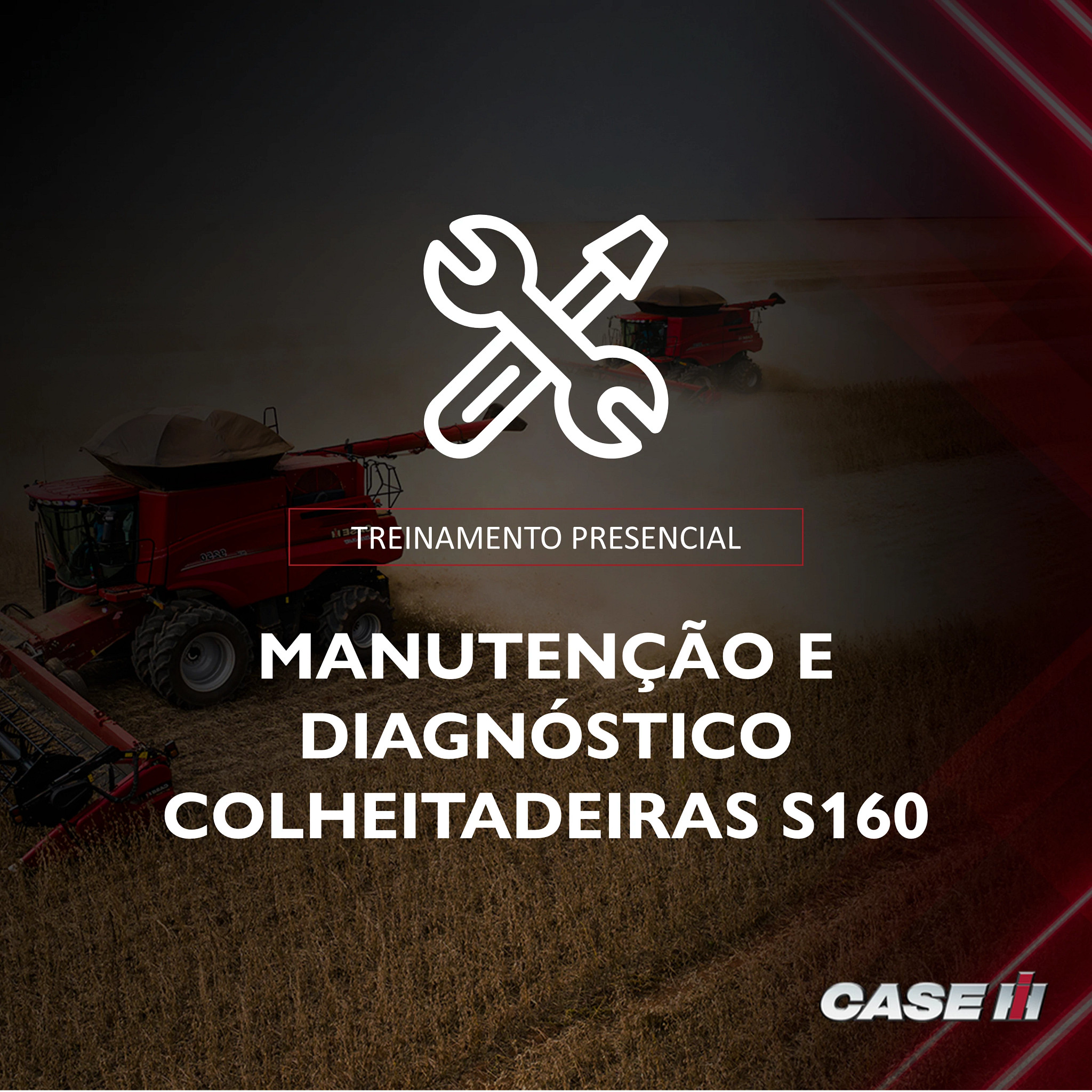 Treinamento Presencial Manutenção Avançada e Diagnóstico  - Colheitadeira Série 160