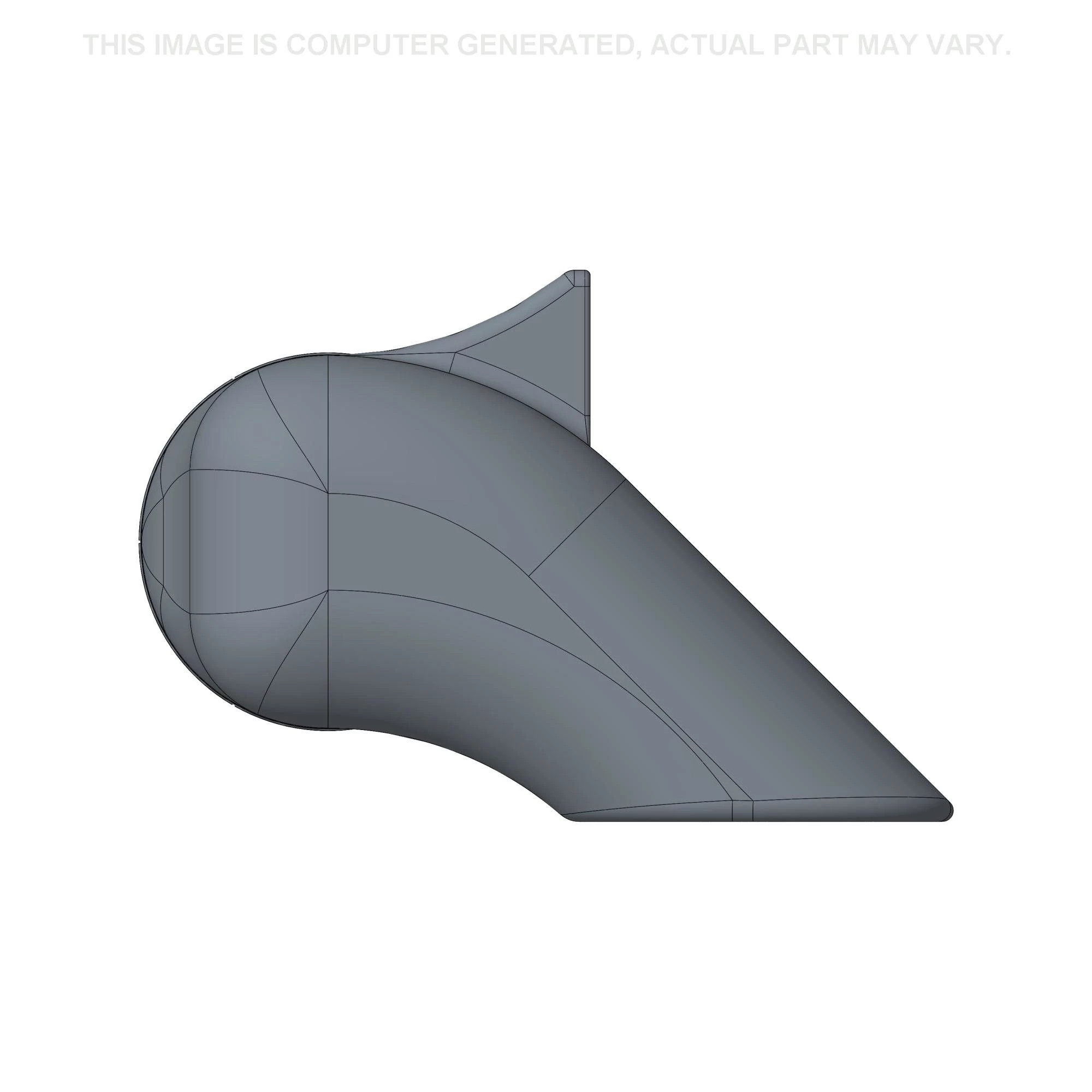 Conduta de ar - 507 mm A x 409 mm L x 335 mm DI