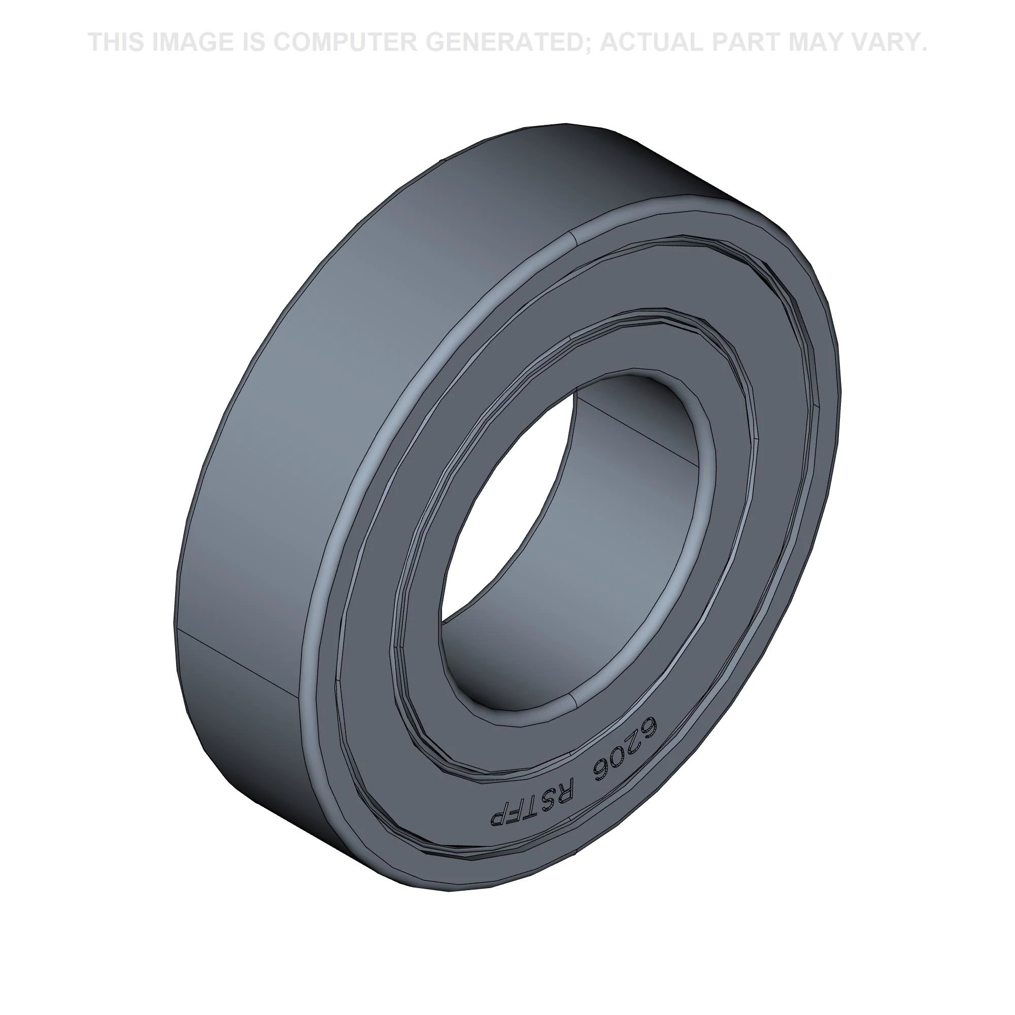 Rolamento de esferas de ranhura funda - 6206-2RS - 30 mm DI x 62 mm DE x 16 mm L