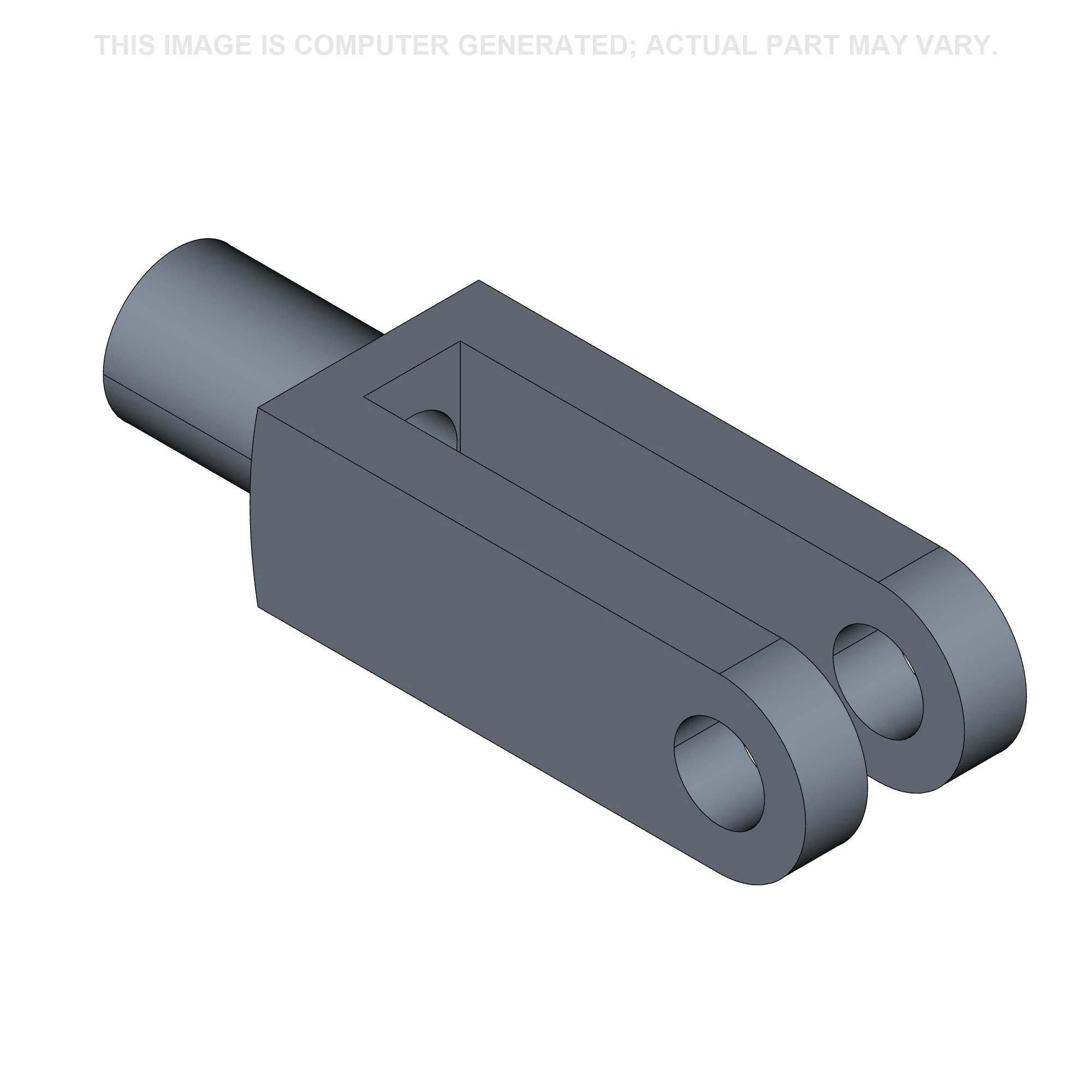 Adjustable Clevis - 66 mm L x 17 mm H x 12 mm W | NEWHOLLANDAG | BR | PT