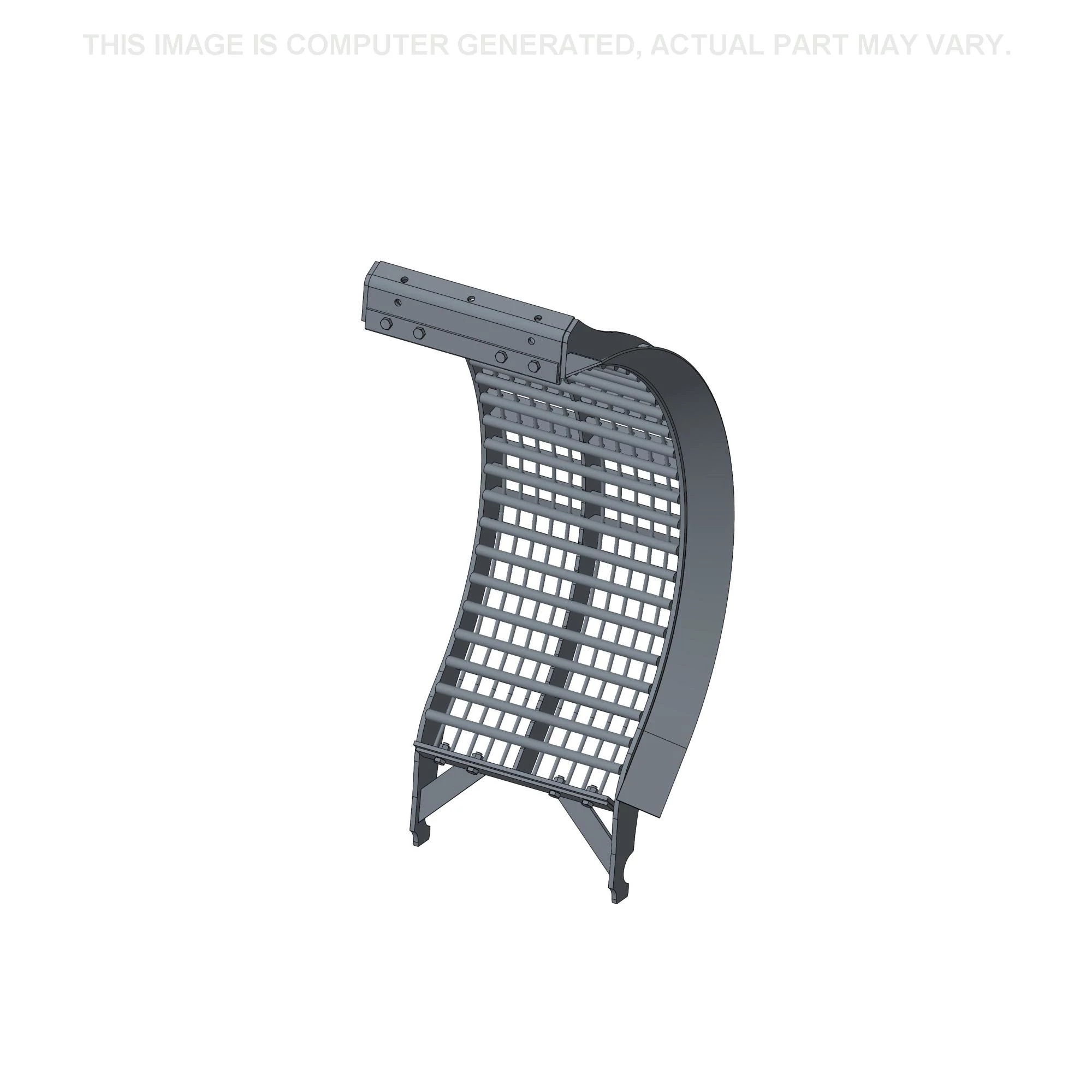 Round Bar Front Concave Assembly - Dark Gray | CASEIH | CA | EN