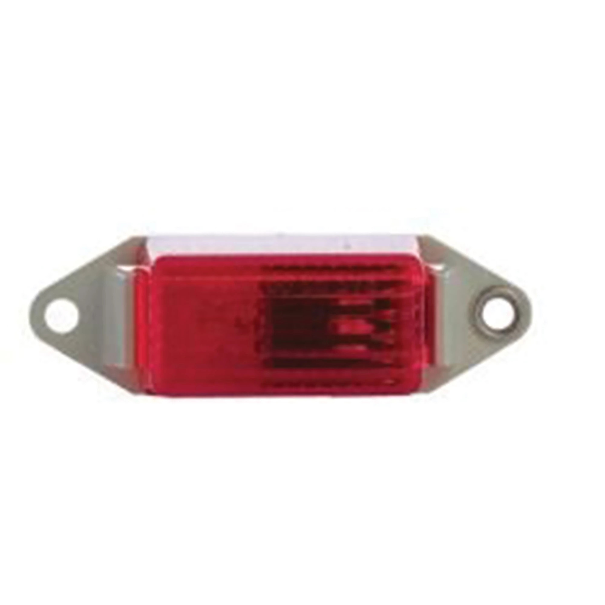 Trailer Marker and Clearance Light Kit with Mounting Base - Red - 3 1/4