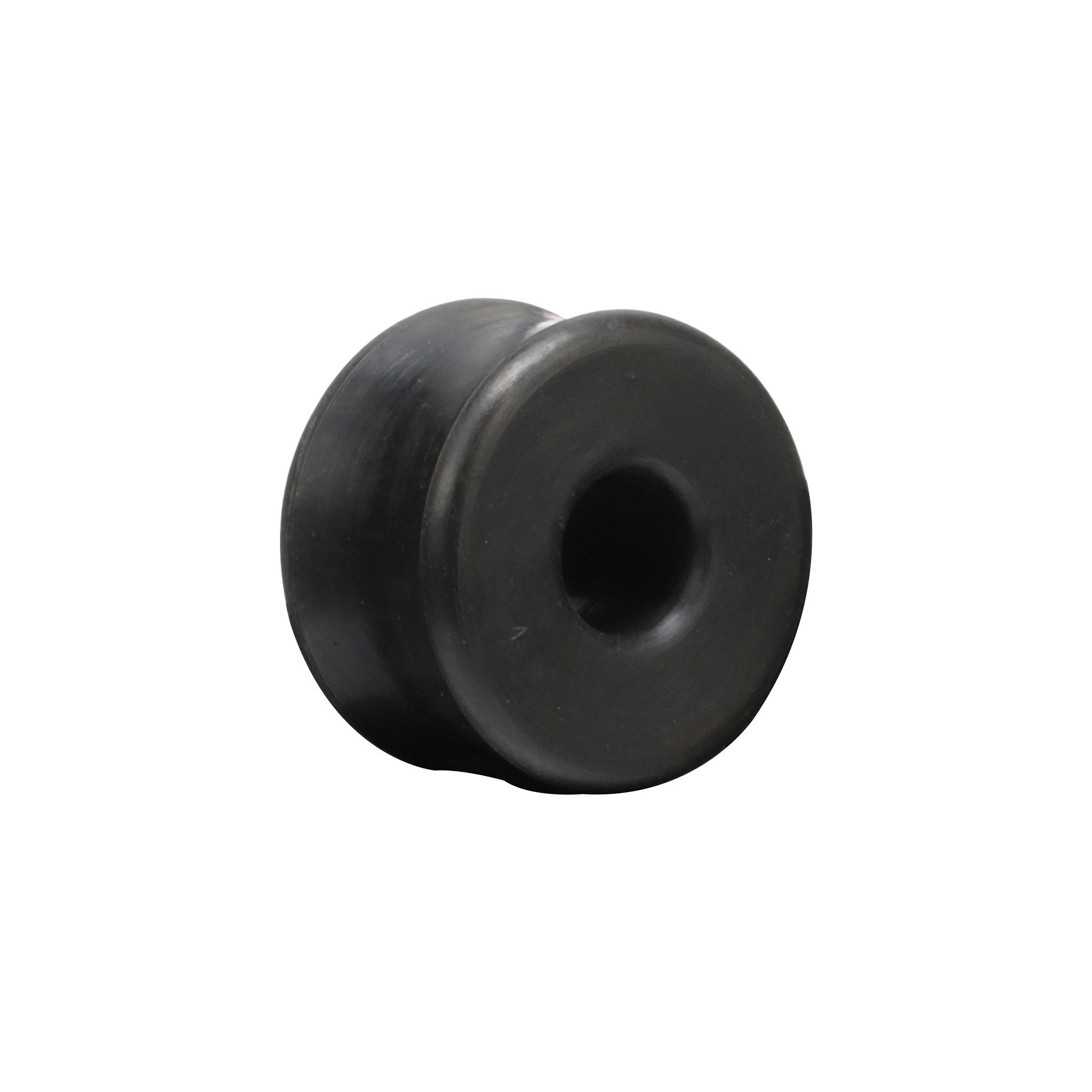 Apoio de borracha - 15 mm DI x 45 mm DE x 27 mm L