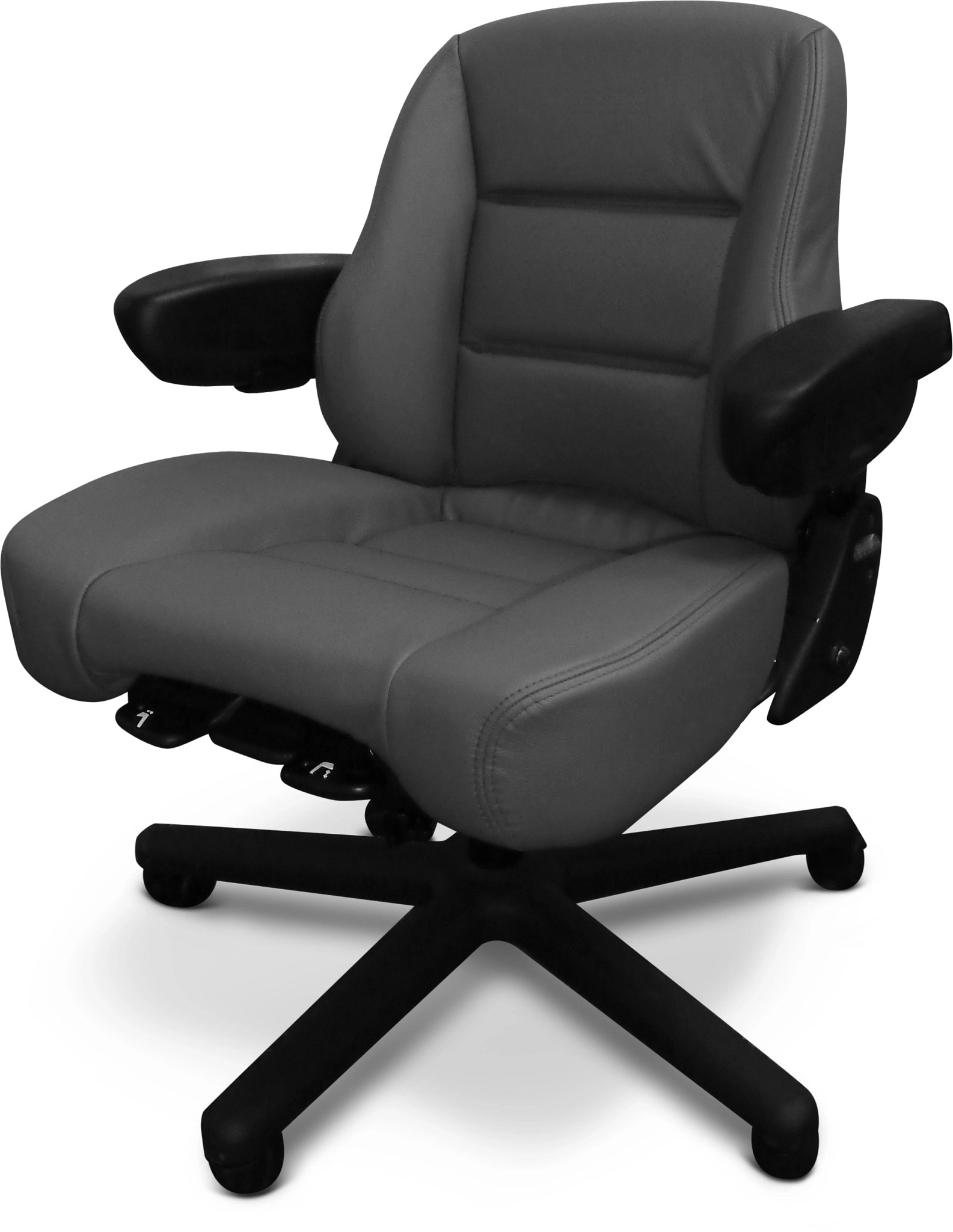 CNH Office Chair - Gray Leather | NEWHOLLANDAG | CA | FR