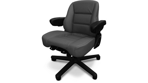 Cnh Office Chair - Gray Leather | NEWHOLLANDAG | CA | EN