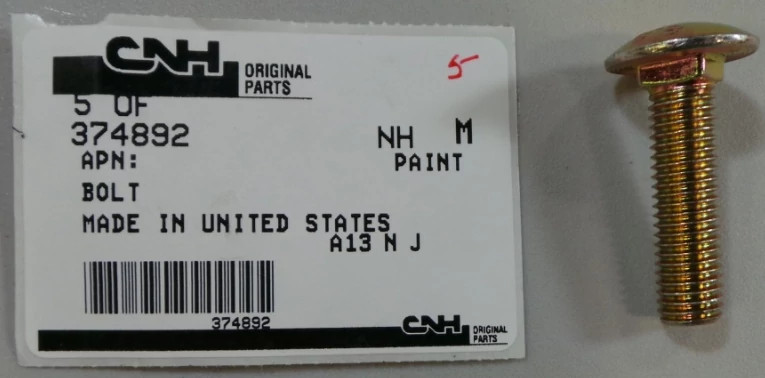 CARRIAGE BOLT | NEWHOLLANDAG | US | EN