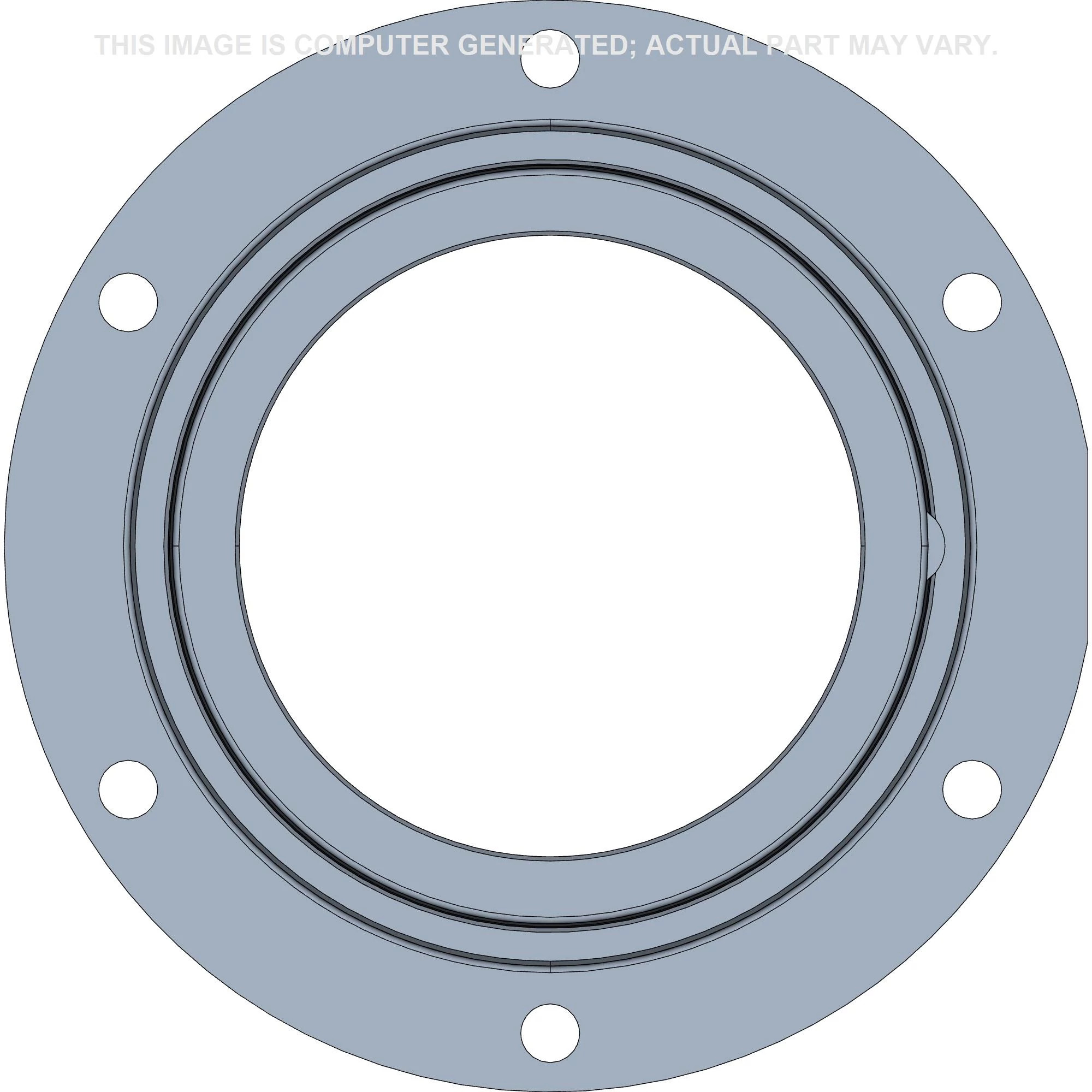 Mancal de rolamento flangeado - 70 mm DI x 130 mm DE x 21 mm L