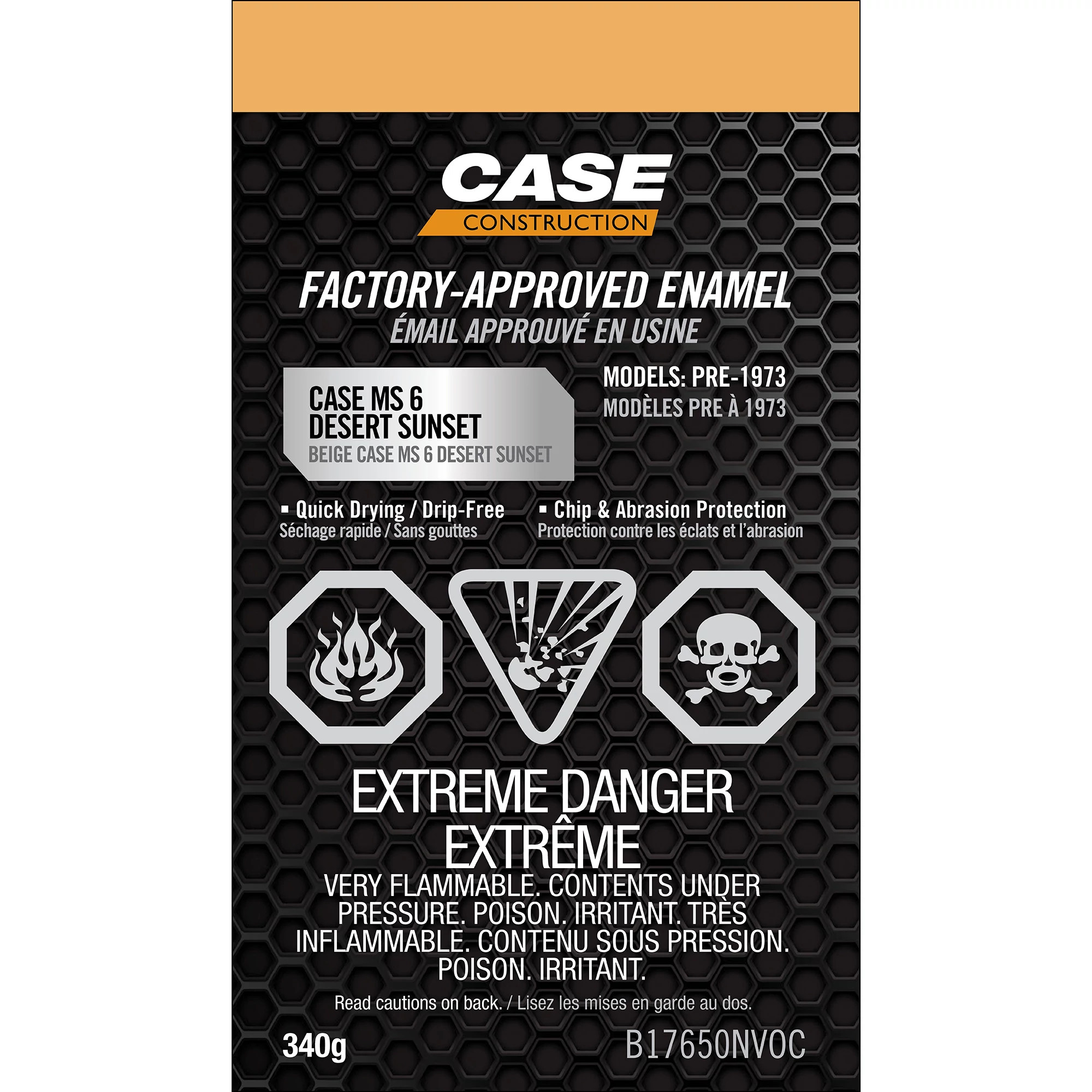 MS 6 Desert Sunset Enamel Paint - Low VOC - 12 oz/340 g Spray Can | CASECE | US | EN