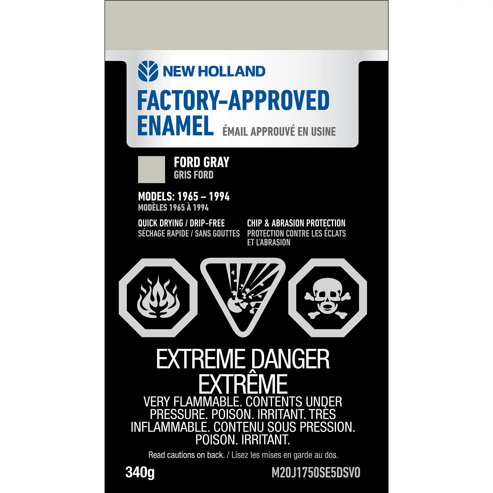 Gray Enamel Paint - Low VOC - 12 oz/340 g Spray Can | CASEIH | US | EN