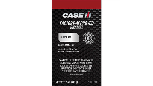 2150 Red Enamel Paint - 12 oz/340 g Spray Can https://cnhiparts.widen.net/content/kdbmcggjhk/jpeg/991012N_MARKETING.jpg?w=510&h=287&keep=c&crop=false
