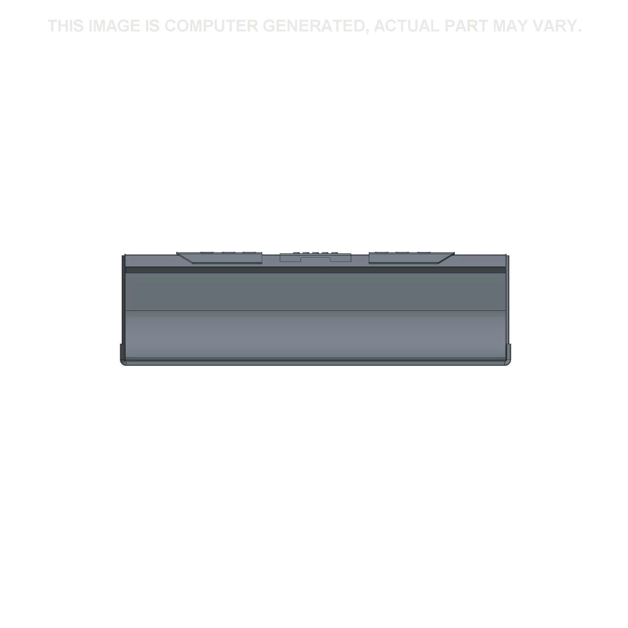 Caçamba de perfil baixo de 72" - Suporte universal para minicarregadeiras - 14,5 ft³