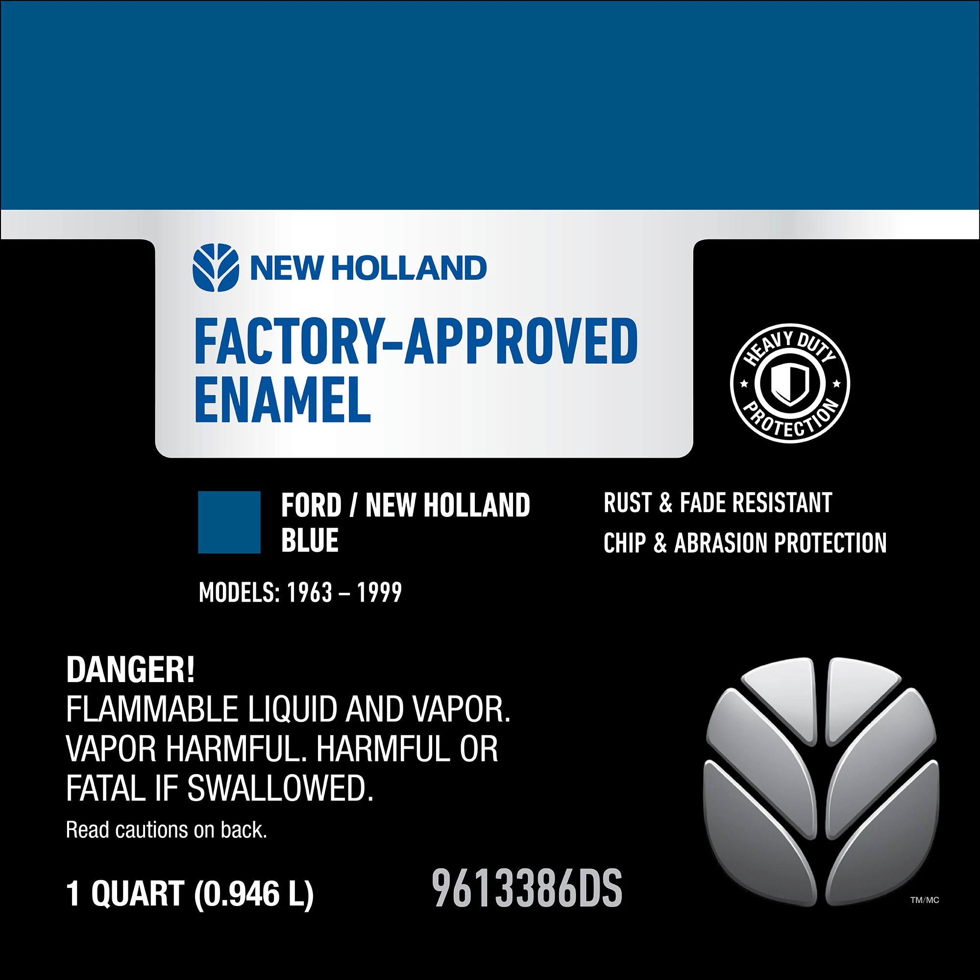 Blue Enamel Paint - 1 qt/946 ml Can | CASECE | US | EN