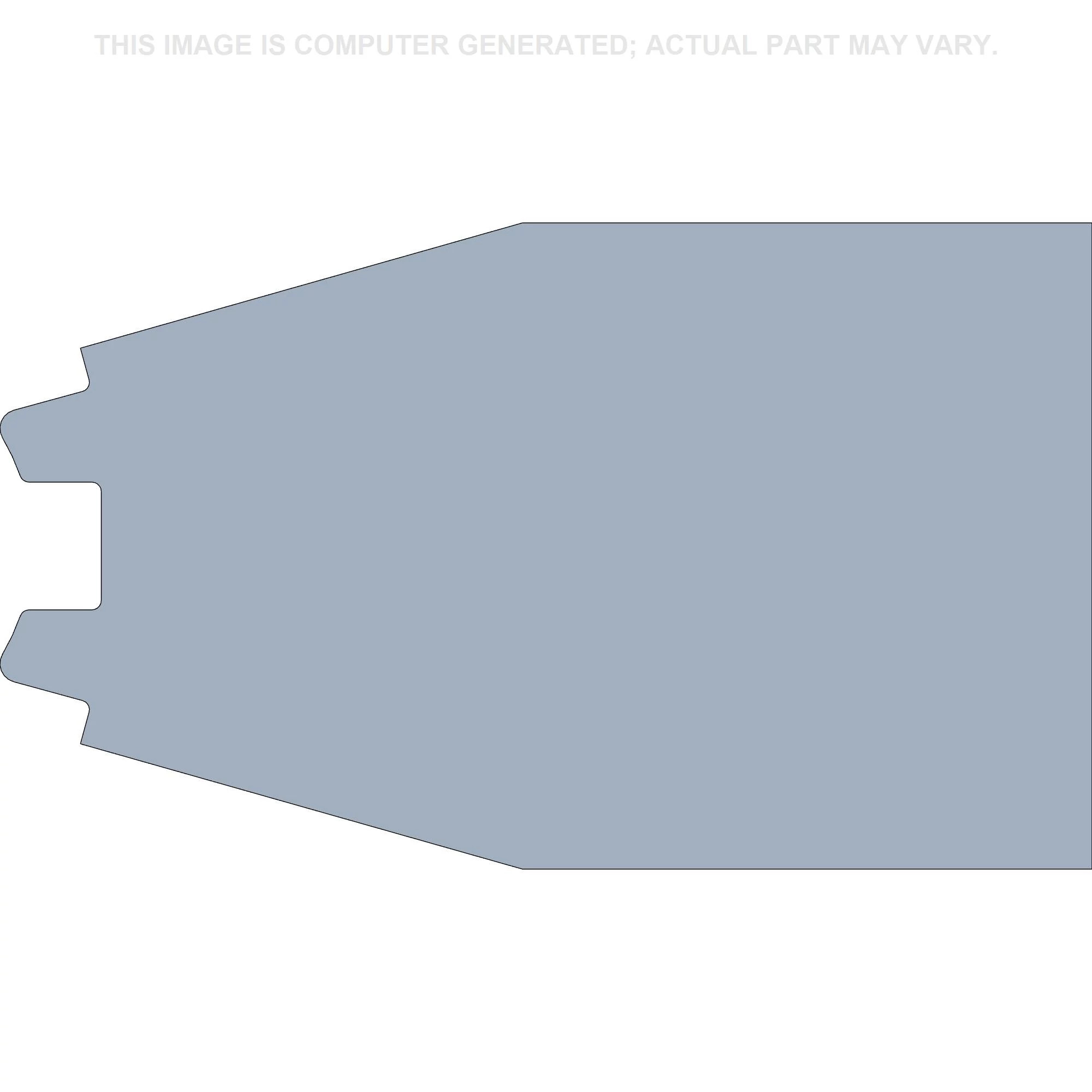 Guarnição do extrator do filtro de poeiras - 581 mm C x 344 mm L x 7 mm Esp