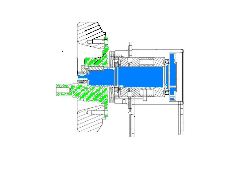 Kit do eixo do agitador