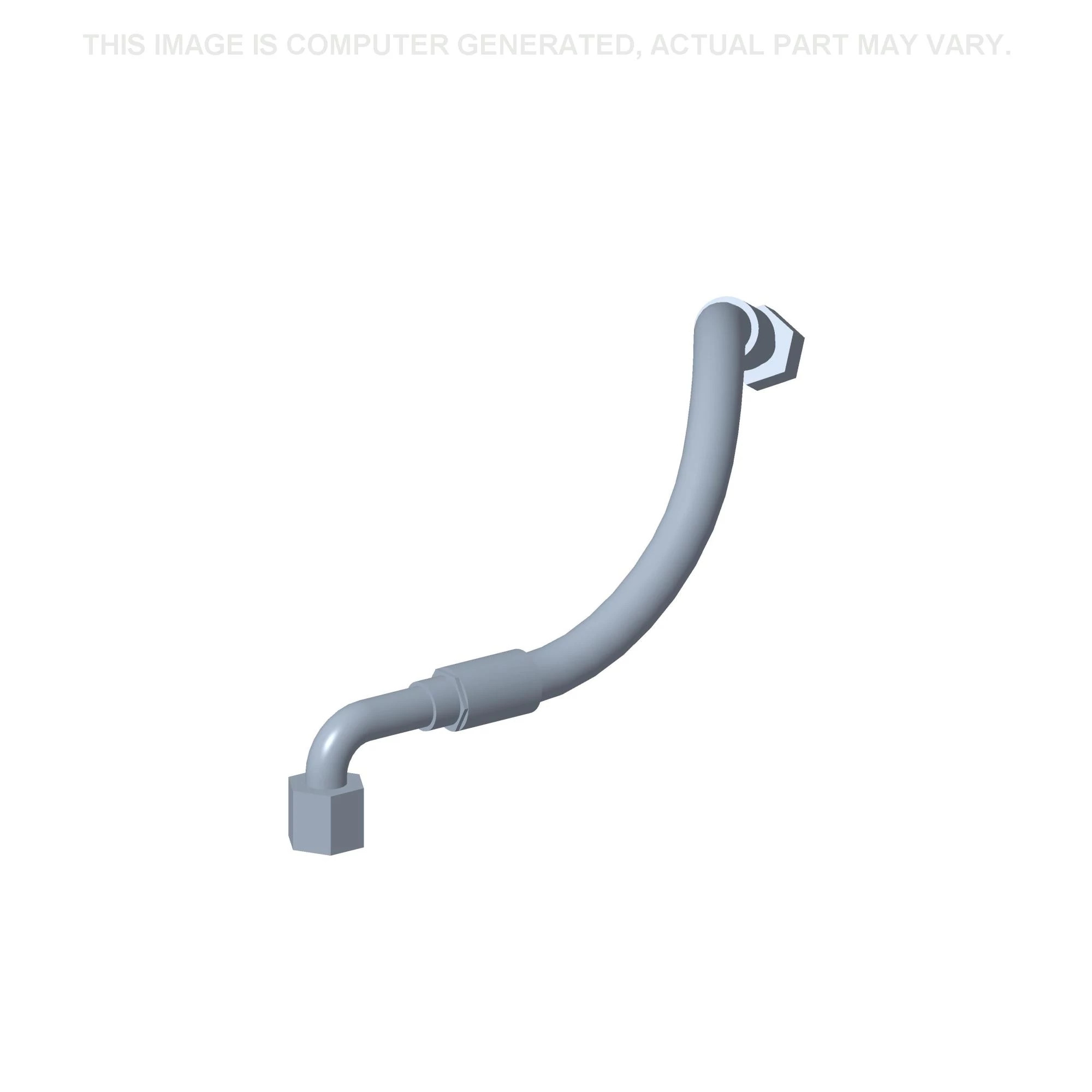 Load Check Valve Tube to Backhoe Valve - 10 mm ID x 355 mm L | CASEIH | CA | EN