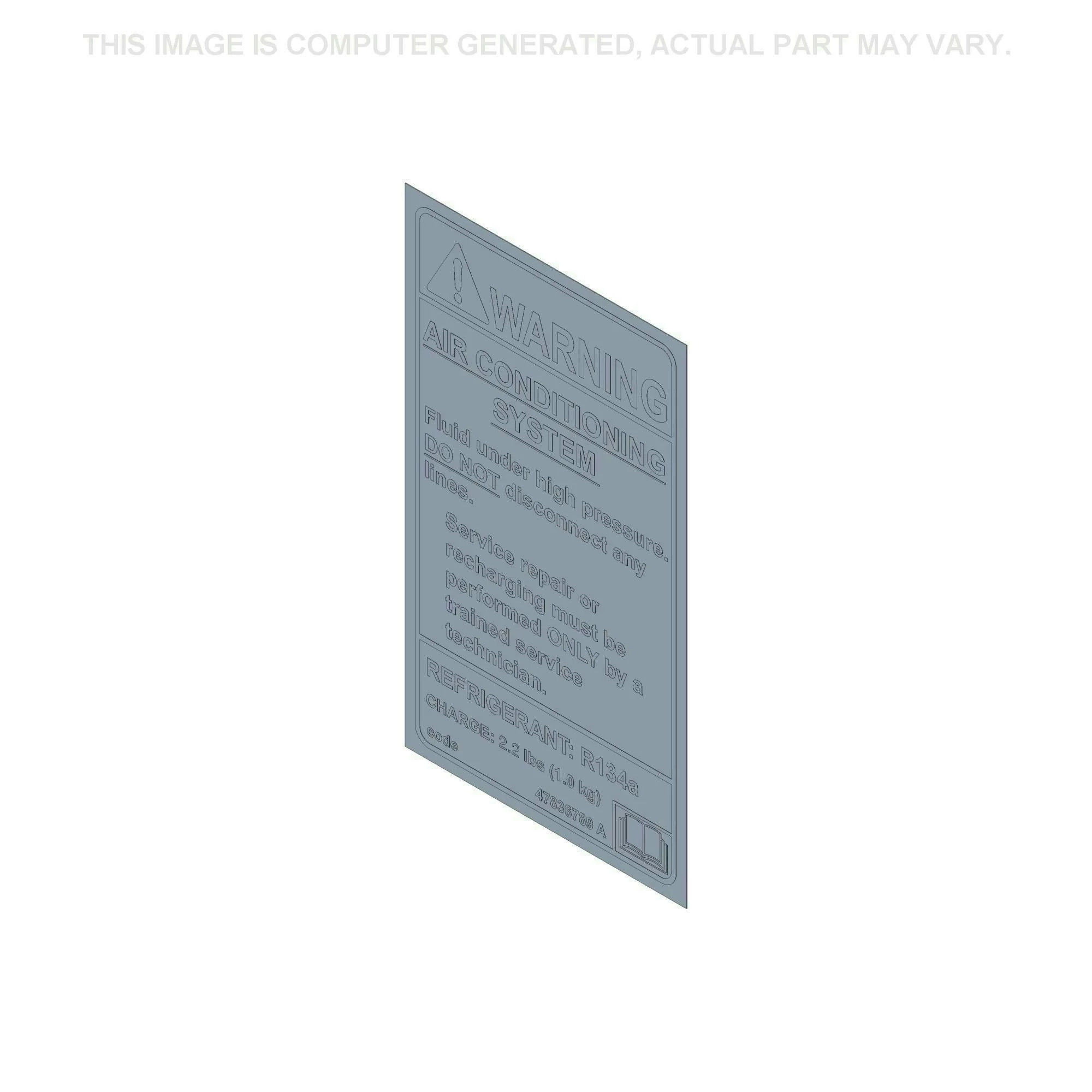 DECAL, WARNING | DEFAULT | CA | FR