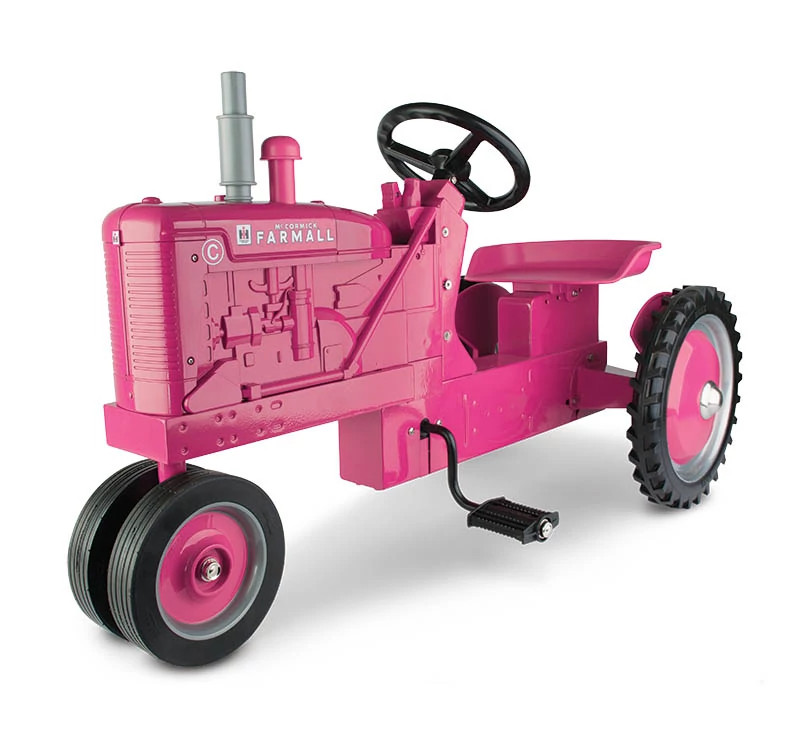 Pink shop pedal tractor