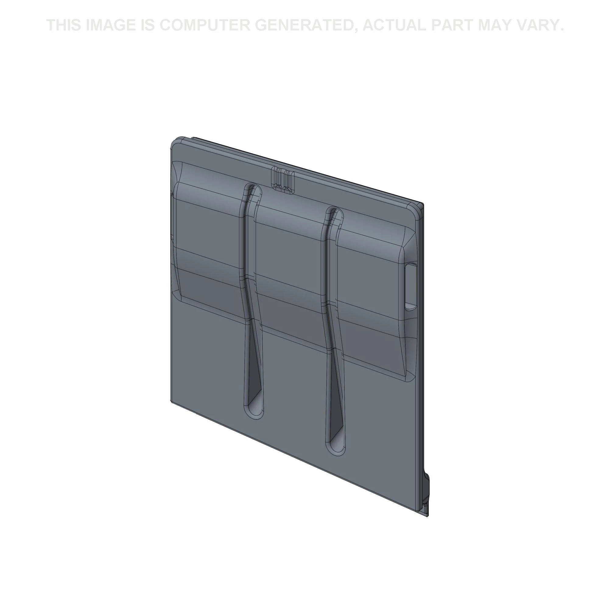 Painel da estrutura da debulhadora - Parte traseira esquerda - 637 mm C x 843 mm A