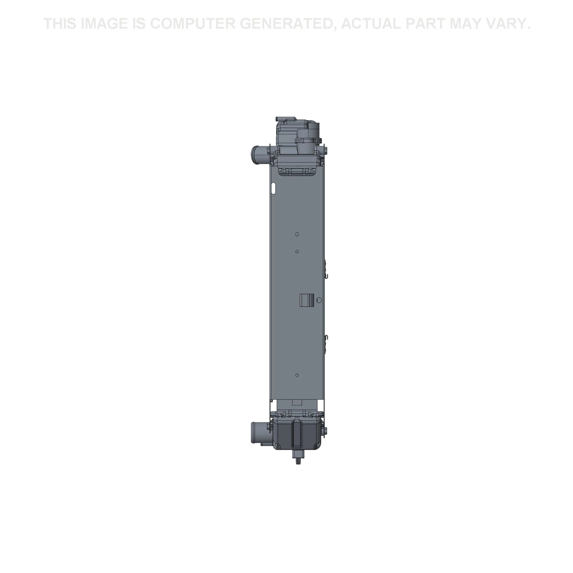Radiador - 525 mm C x 117 mm L x 765,6 mm A