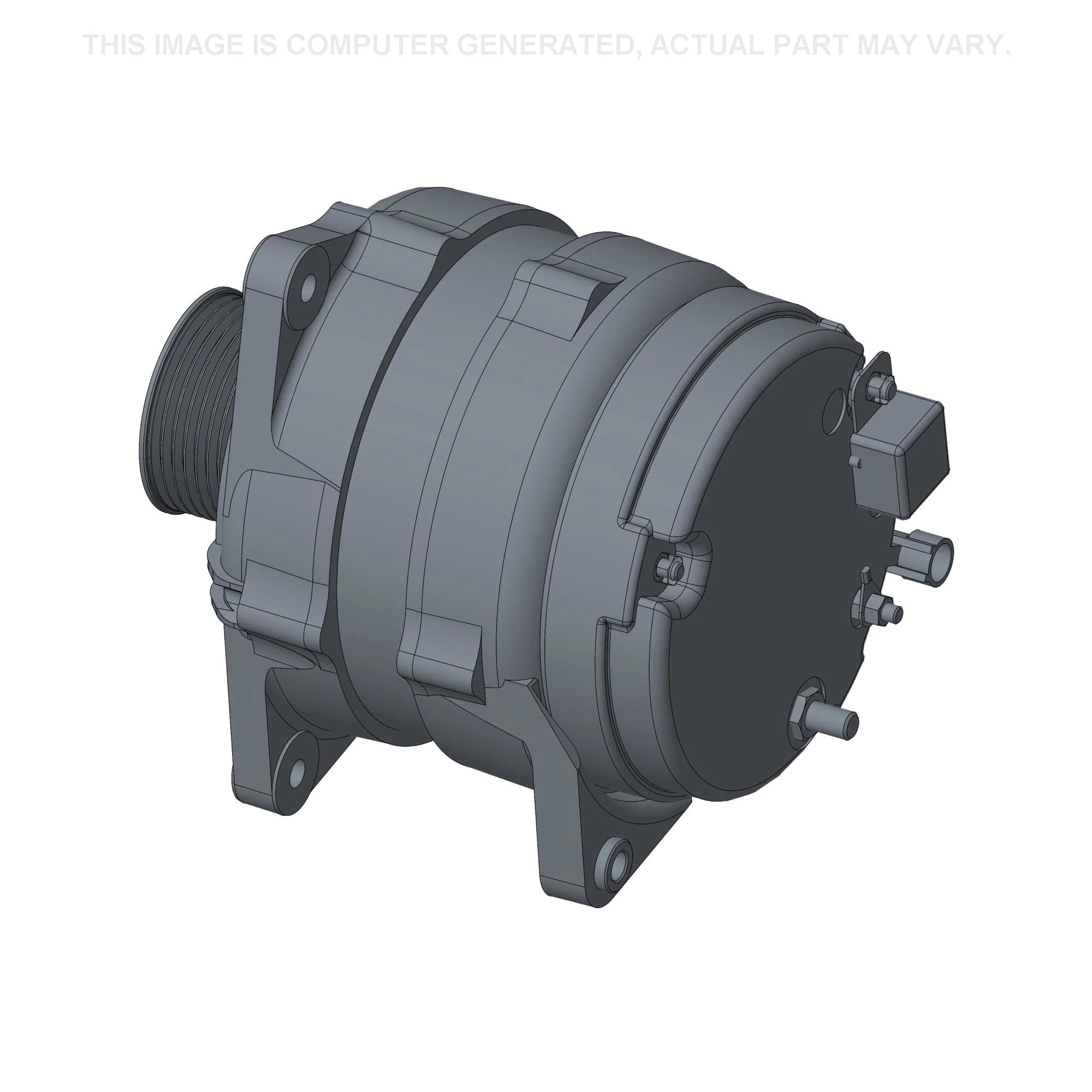 Reman Alternator with Pulley - 12-Volt - 200-Amp | CASEIH | IE | EN