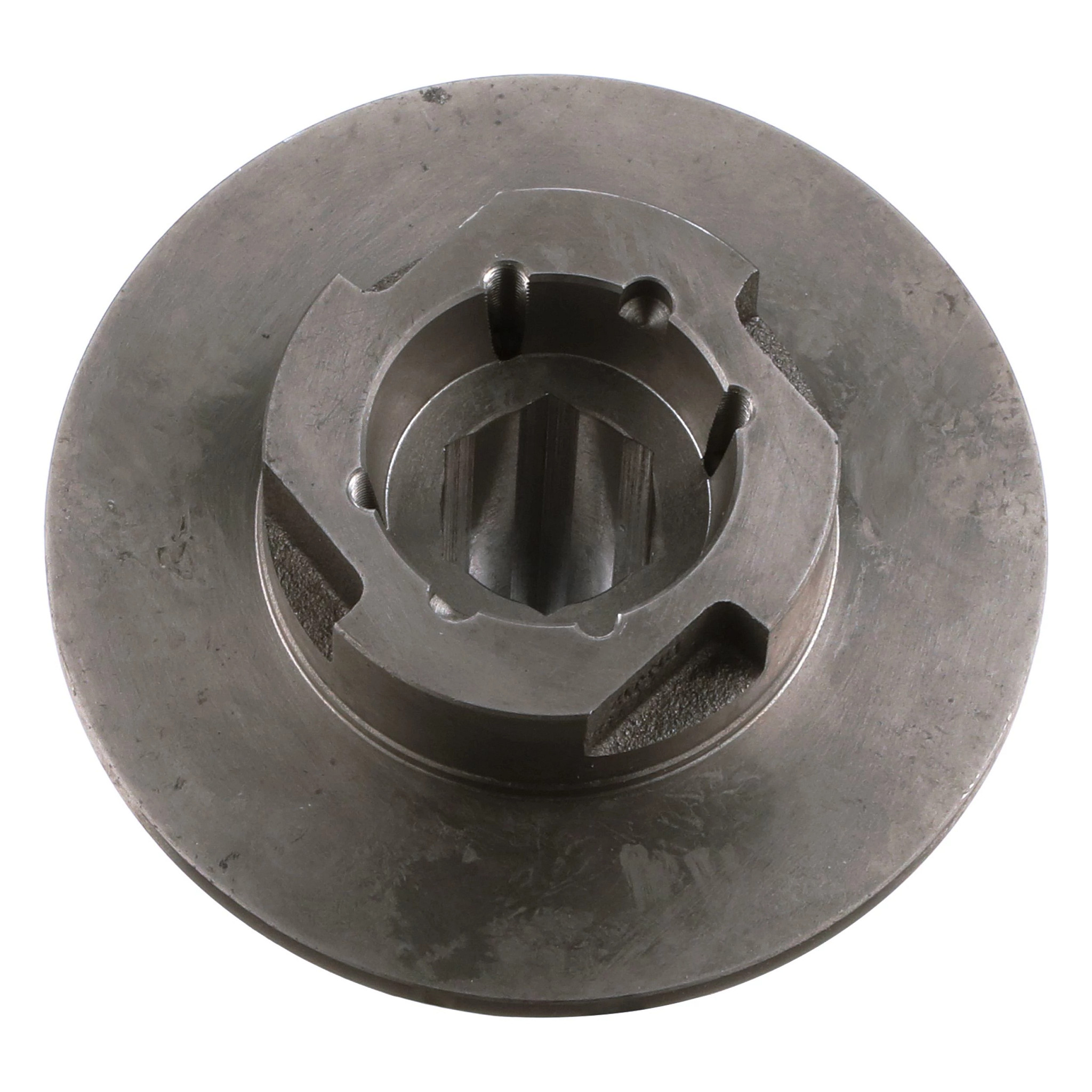 Feeder Pulley Internal Hub - Dark Gray - 180 mm L x 216 mm OD x 57 mm ID