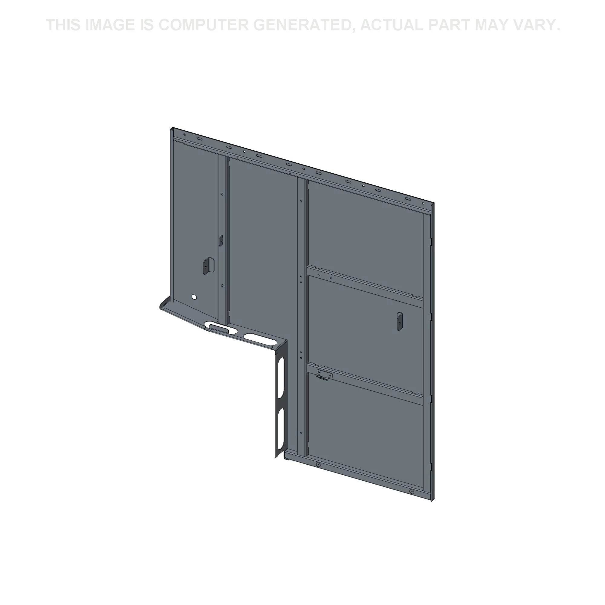 Conjunto do painel da cobertura do motor - vermelho