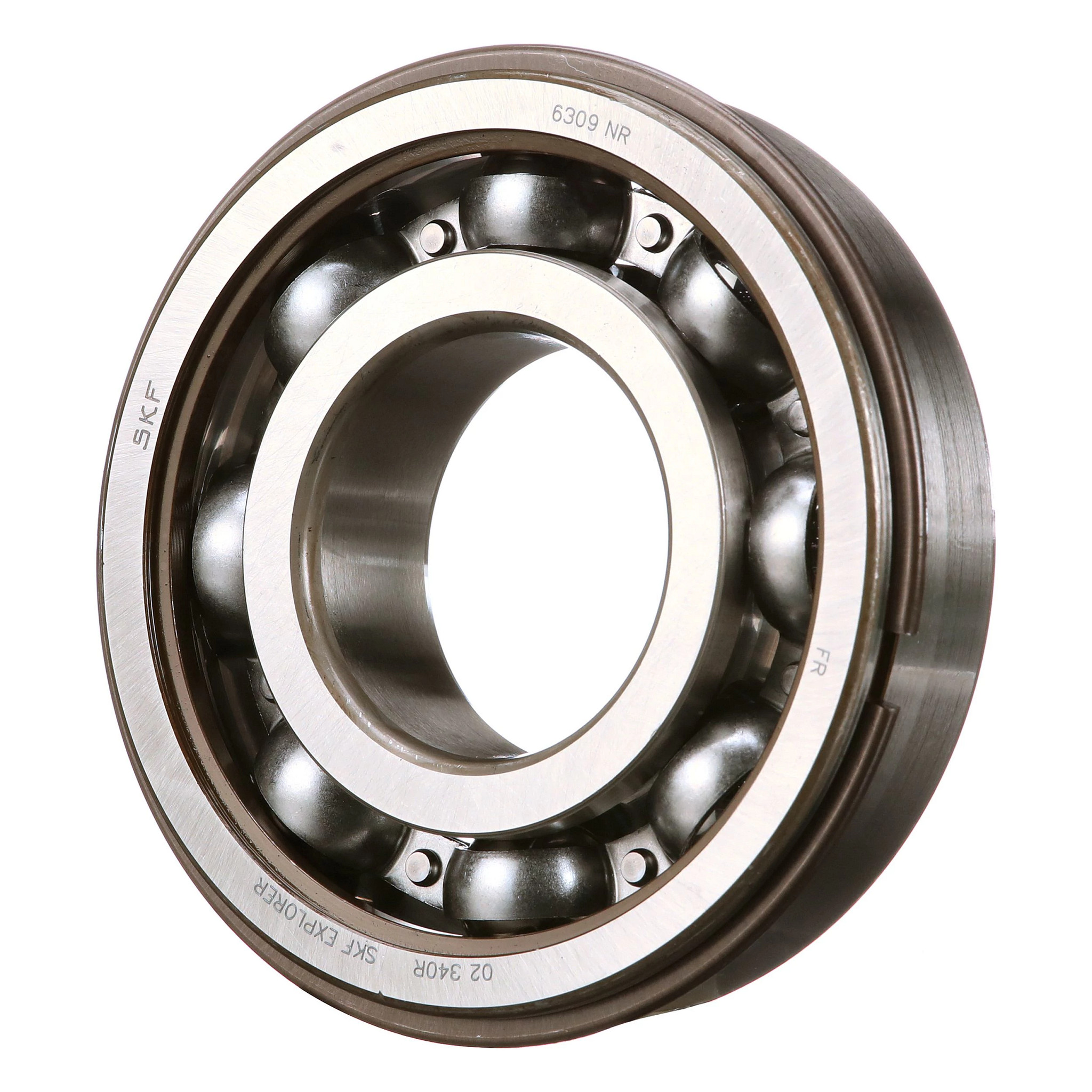 Deep Groove Ball Bearing - 6309 NR - 45 mm ID x 106 mm OD x 25 mm W | CASEIH | US | EN