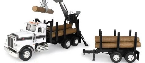 1:16 Peterbilt™ 367 Logging Truck Toy with Trailer and Logs | FLEXICOIL | CA | EN