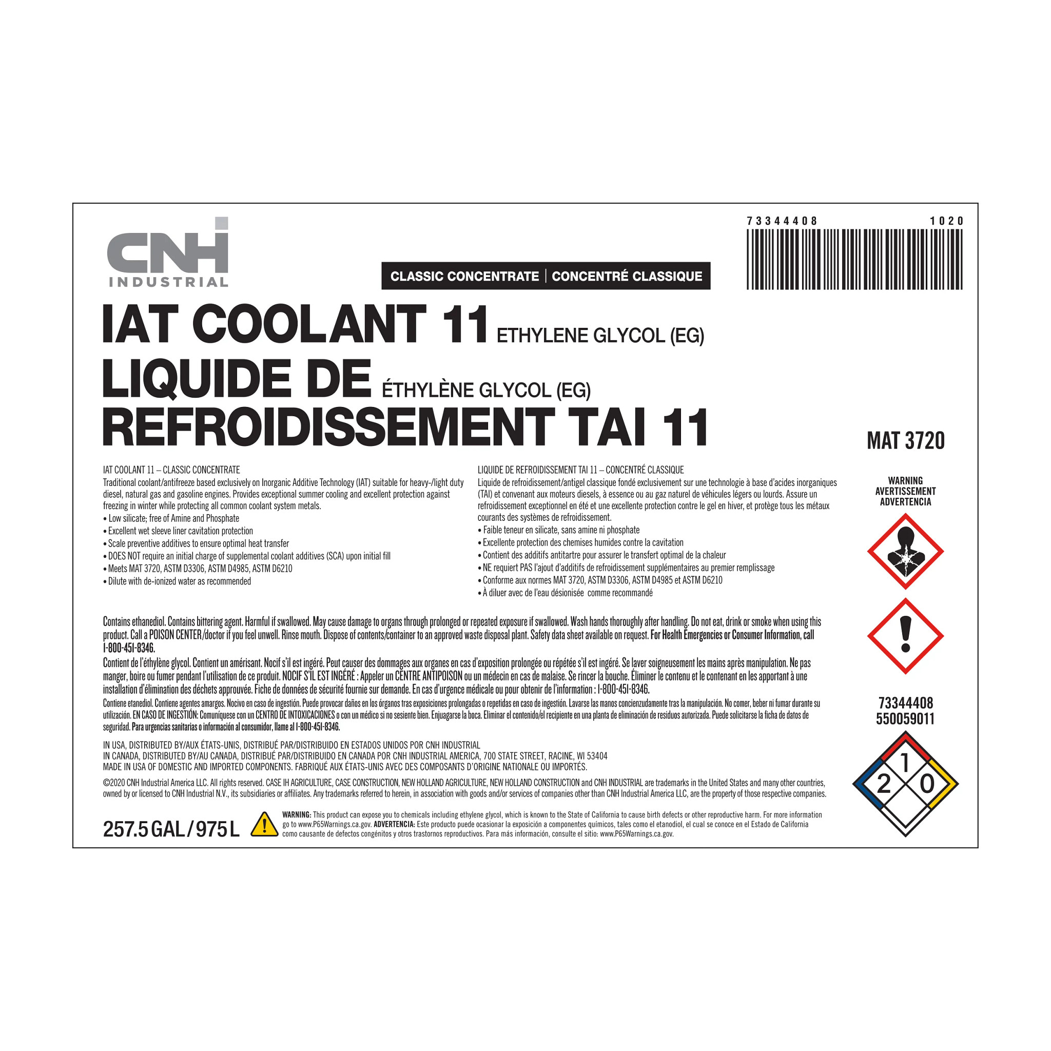 ANTIFREEZE | CASEIH | CA | EN