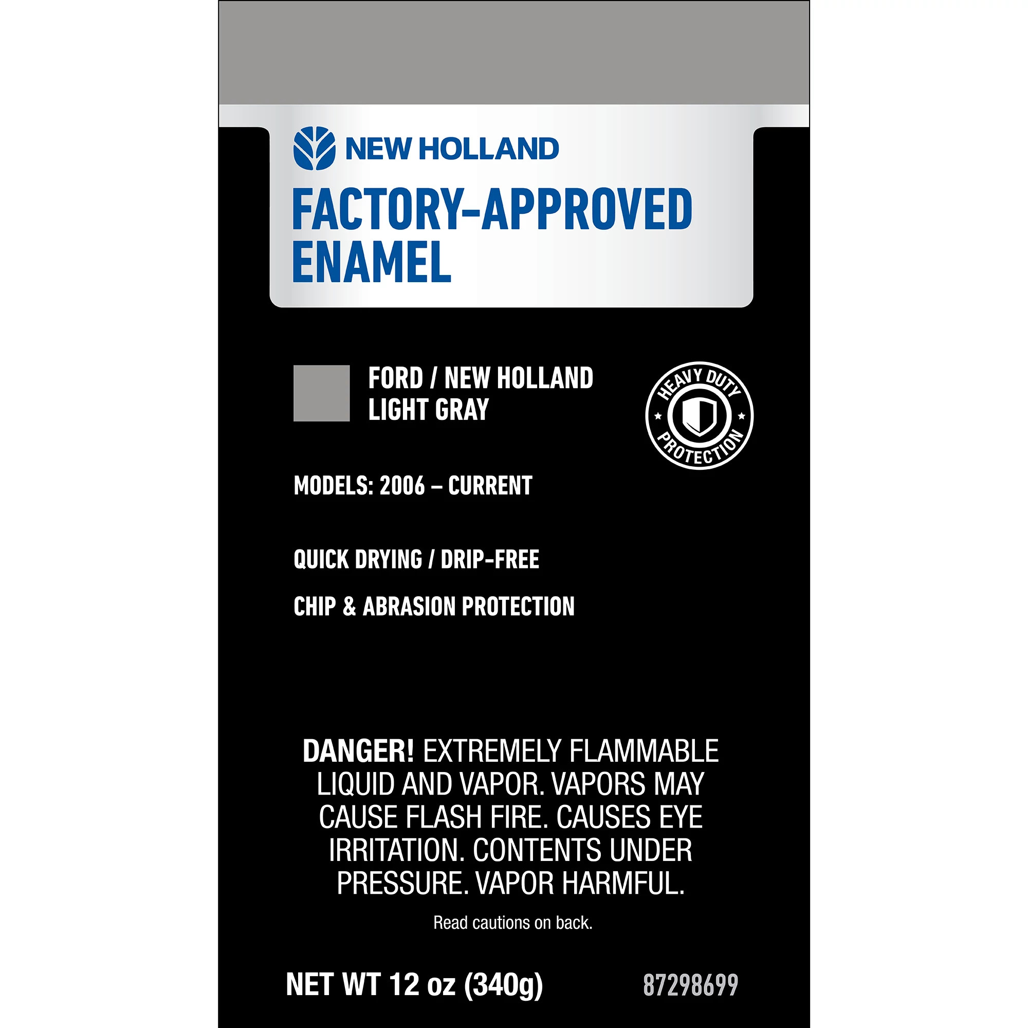 Peinture émail gris pâle - Diffuseur aérosol de 12 oz/ 340 g | NEWHOLLANDAG | CA | FR