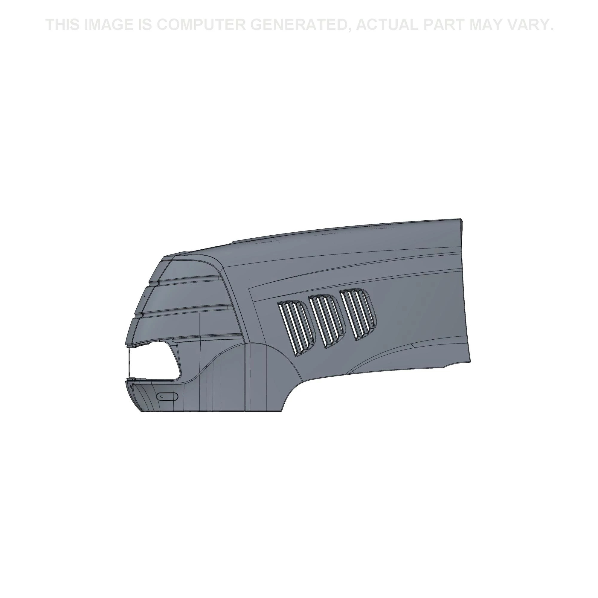 Conjunto de painel do capot