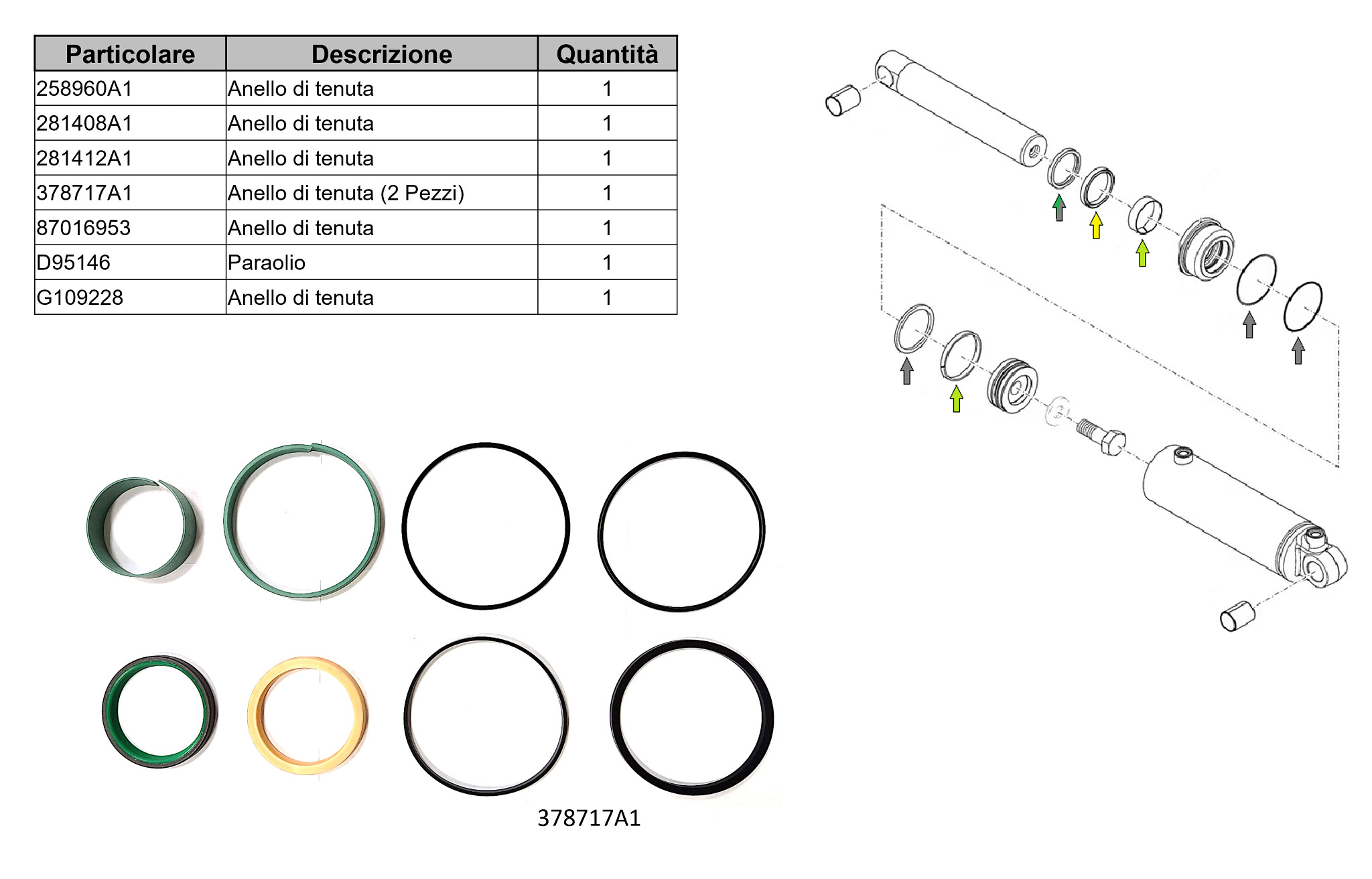 KIT DE JUNTAS | CASEIH | EU | ES