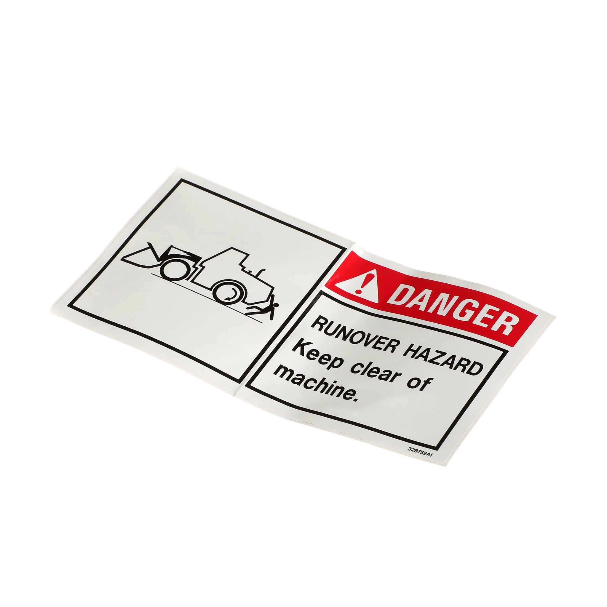 Danger Decal - Runover Hazard | CASECE | BR | PT
