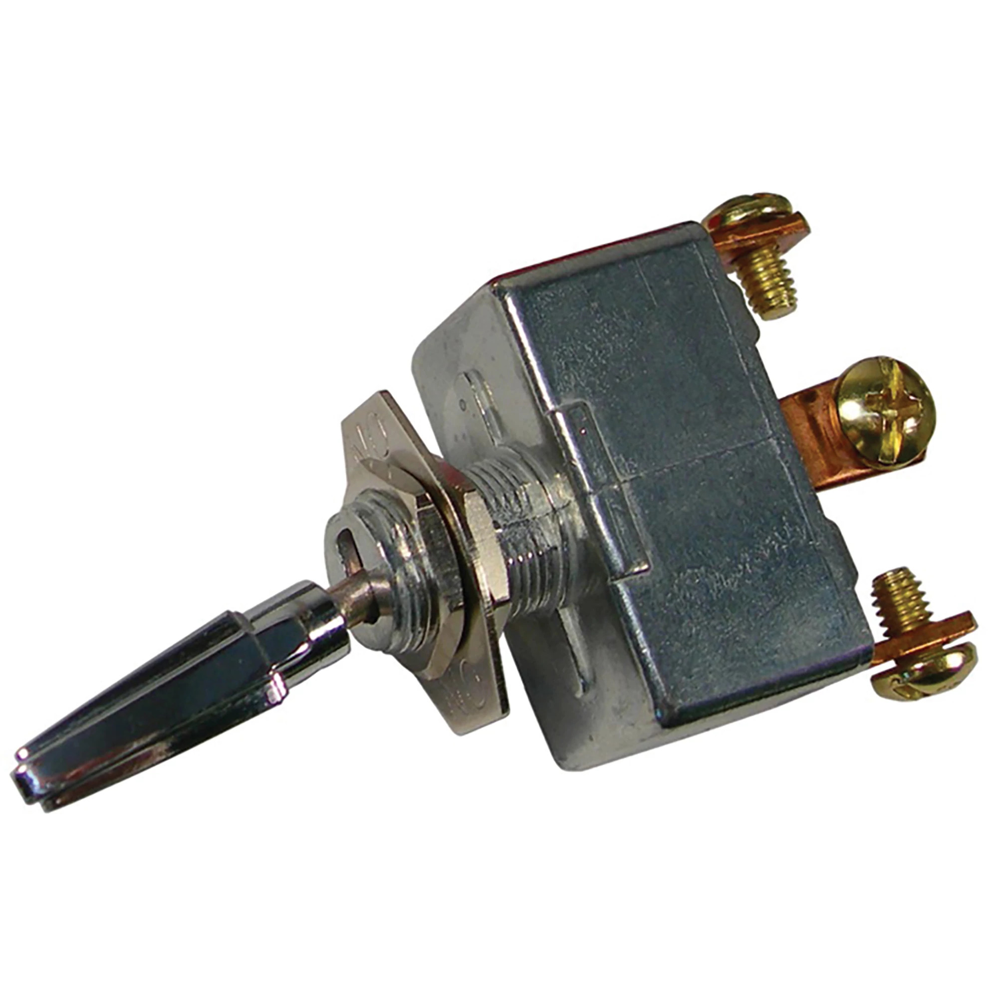 Toggle Switch - On/Off/On - Chrome - 6-12 Volt - 50-Amp | CASECE | US | EN