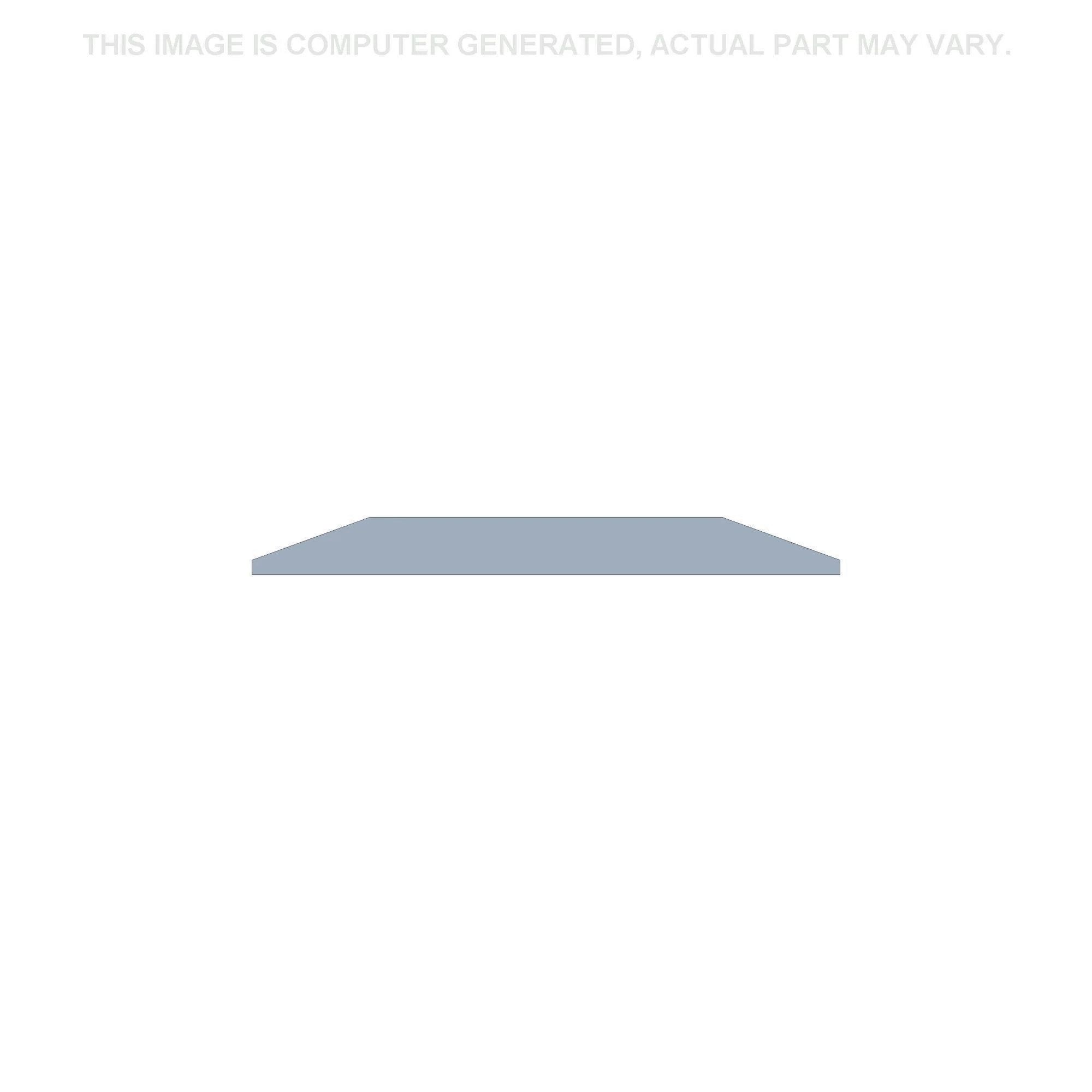 Borda de corte parafusada - Centro - 254 mm C x 1324 mm C