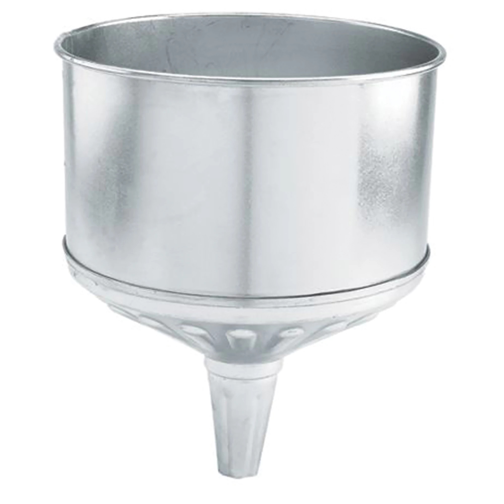 Galvanized Funnel with Locking Tabs and Screen - 8 qt | NEWHOLLANDAG | US | EN