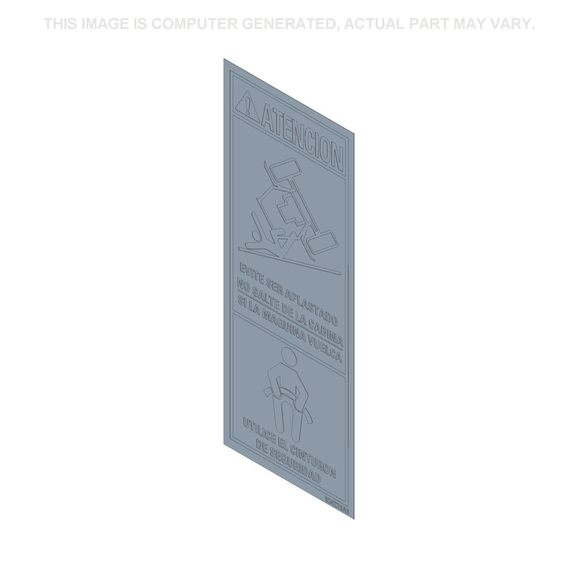 Warning Decal - Do Not Jump - Spanish | CASECE | US | EN