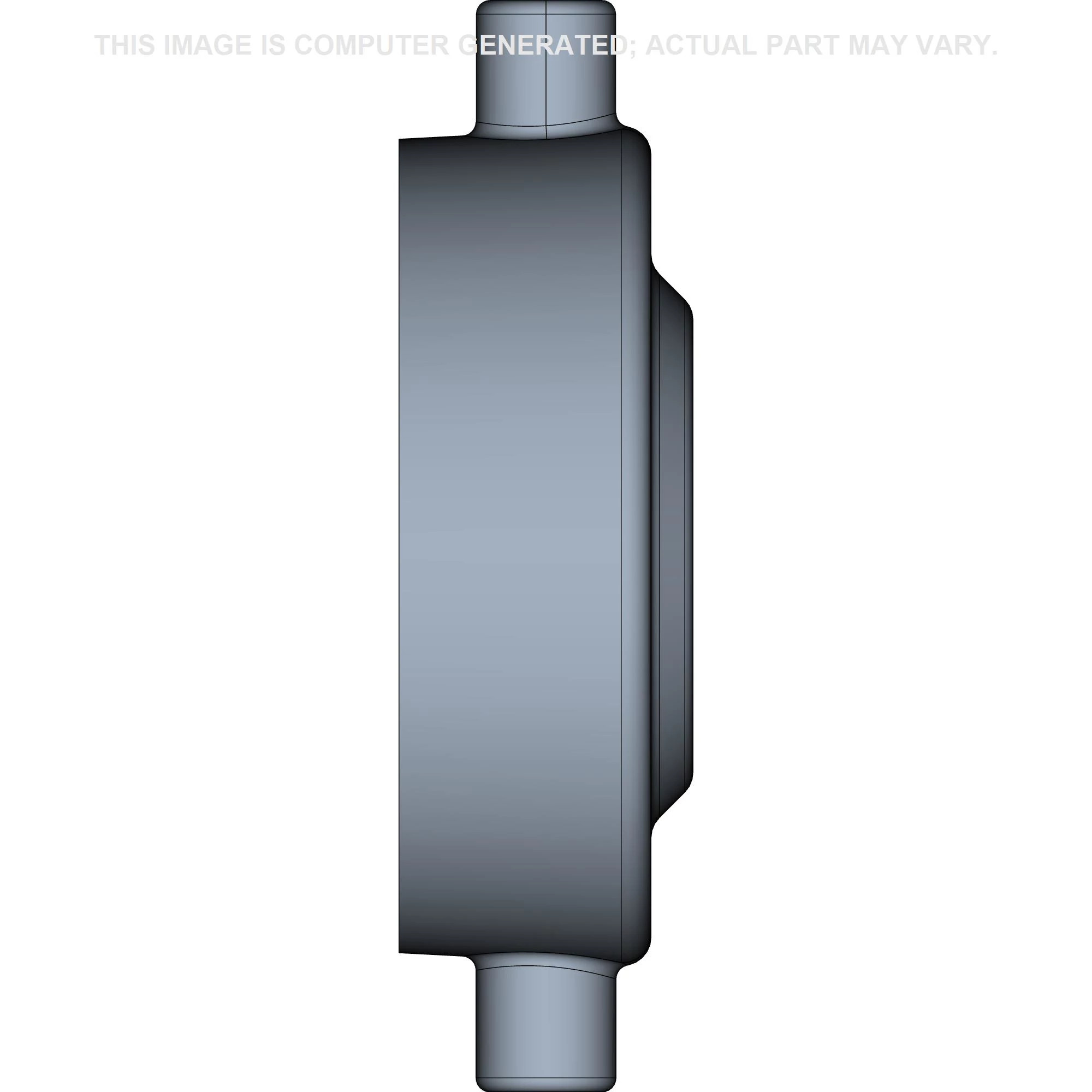 Flange para rolamento - 33 mm DI x 124 mm DE x 33 mm L