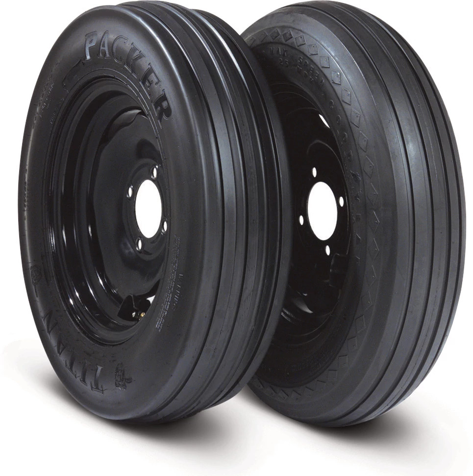 Flat-Faced Packer Tire - 6.5