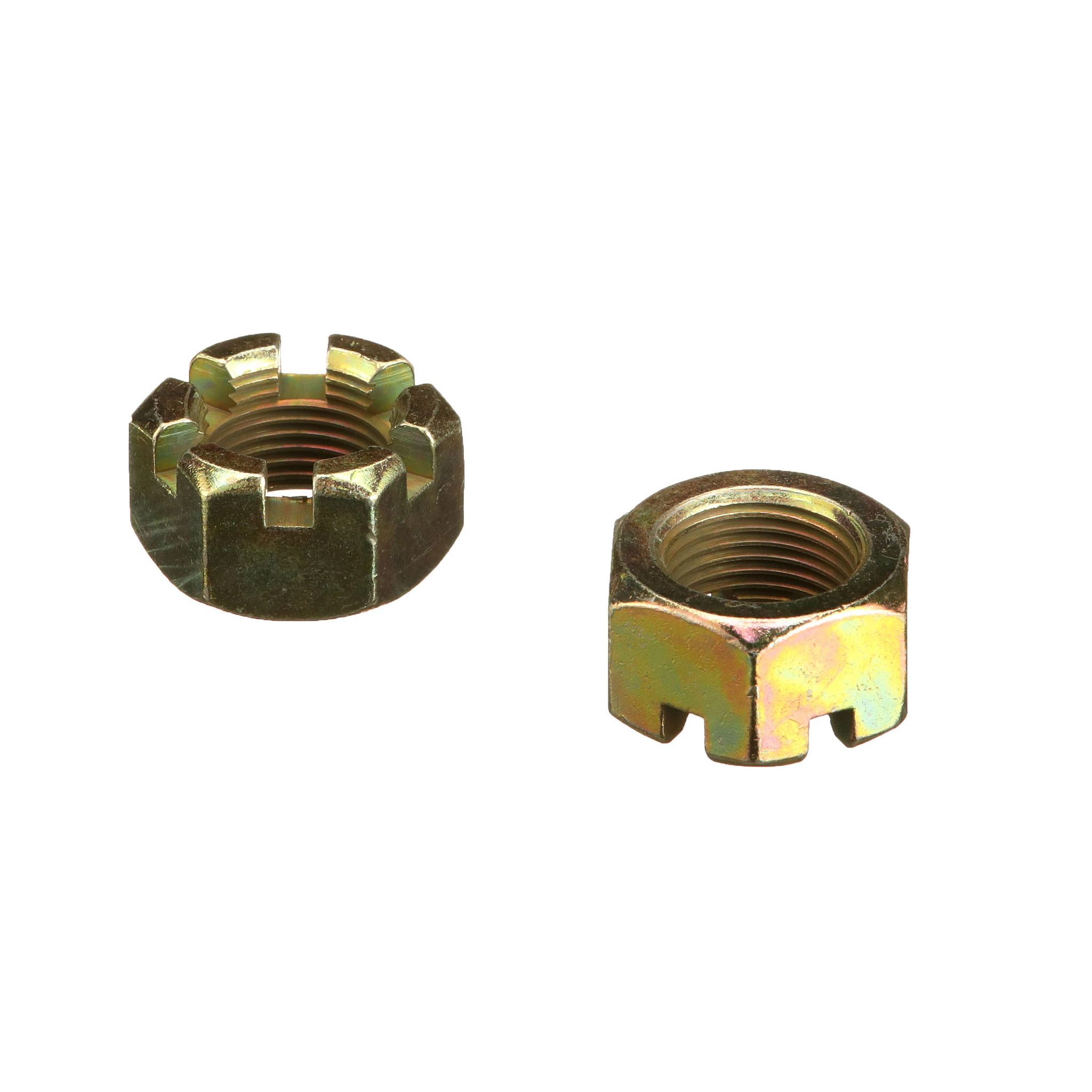 Porca sextavada com entalhes - Grau 2 - 7/8